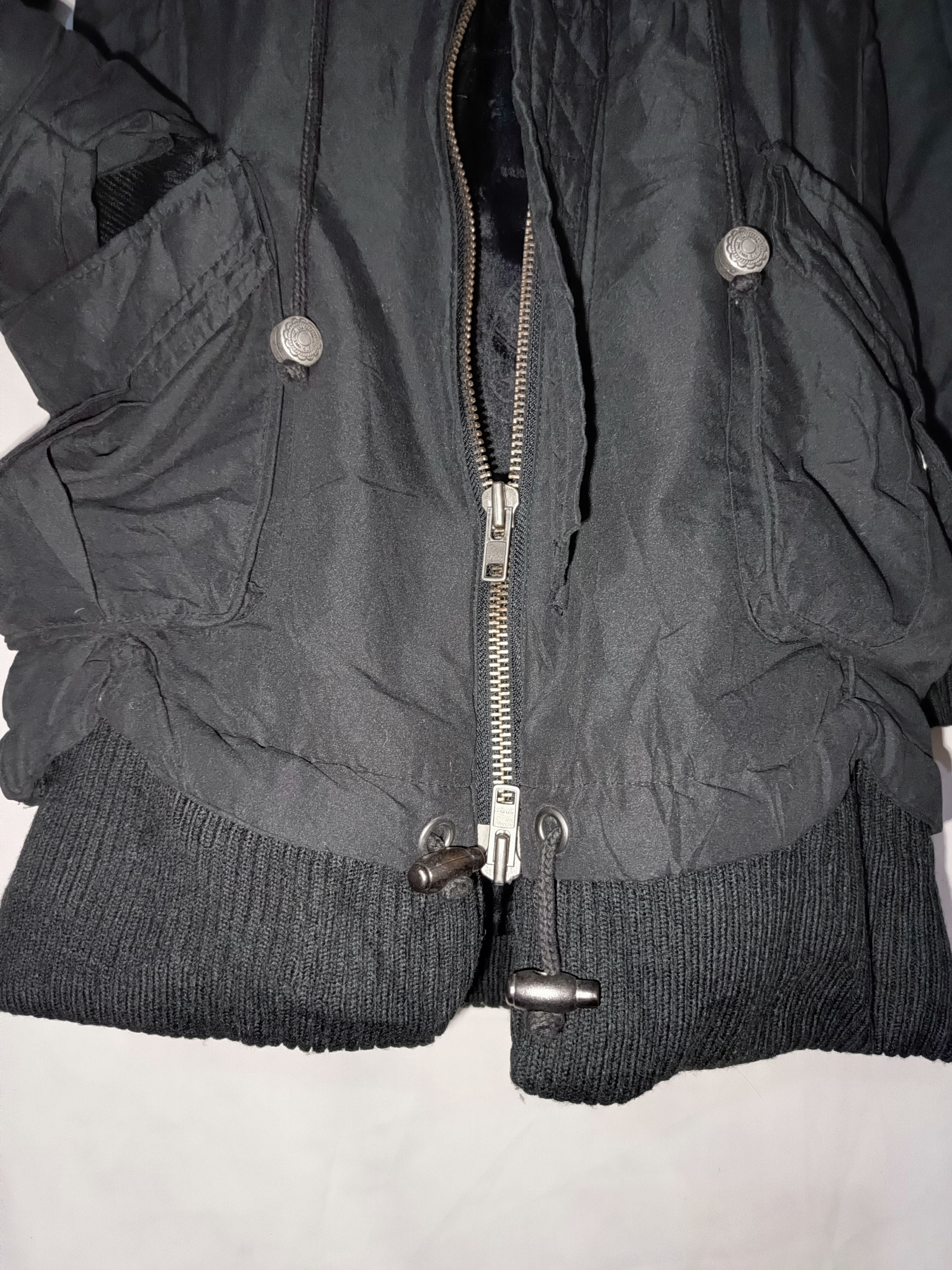 14th Addiction × KMRii × Yasuyuki Ishii JAPANESE Maison Gilfy BONDAGE FUR HOODED 2 ZIPP GOTHIC PUNK Size S / US 4 / IT 40 - 5 Thumbnail