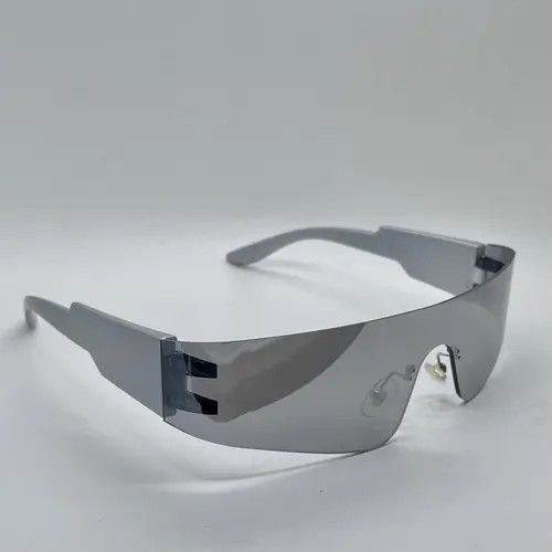 VIBE Silver mirror sunglasses Size ONE SIZE - 1 Thumbnail