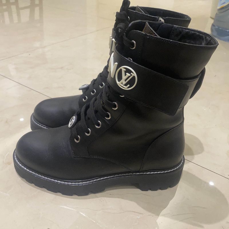 Louis Vuitton Louis Vuitton Territory Black Ankle Boots 0079 Size US 8.5 / EU 41-42 - 1 Thumbnail