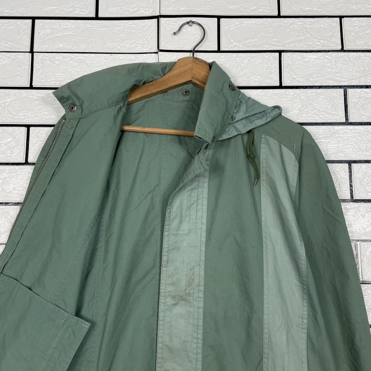 Jones New York Jones New York Stripe Hooded Jacket Size US M / EU 48-50 / 2 - 11 Thumbnail
