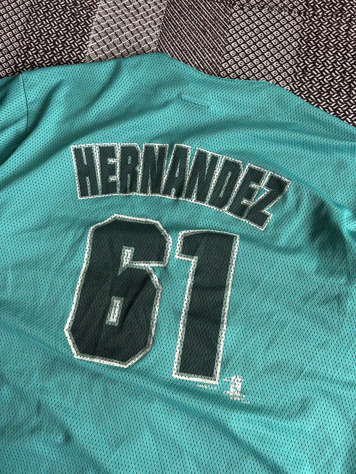Majestic Vintage Florida Marlins Livan Hernandez Jersey #61 Size XL Size US XL / EU 56 / 4 - 11 Thumbnail