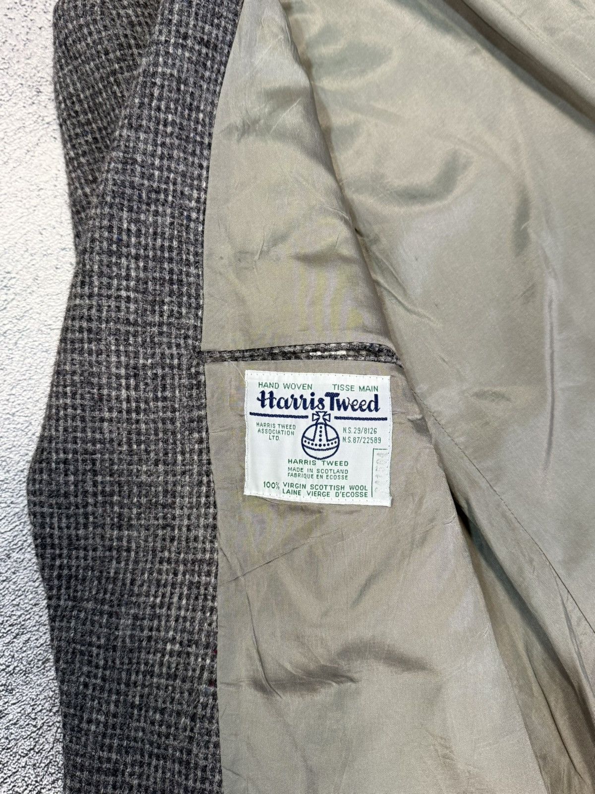 Harris Tweed Harris Tweed Blazer 100% Wool Scotland Jacket Mens L 42R Size 42R - 8 Thumbnail