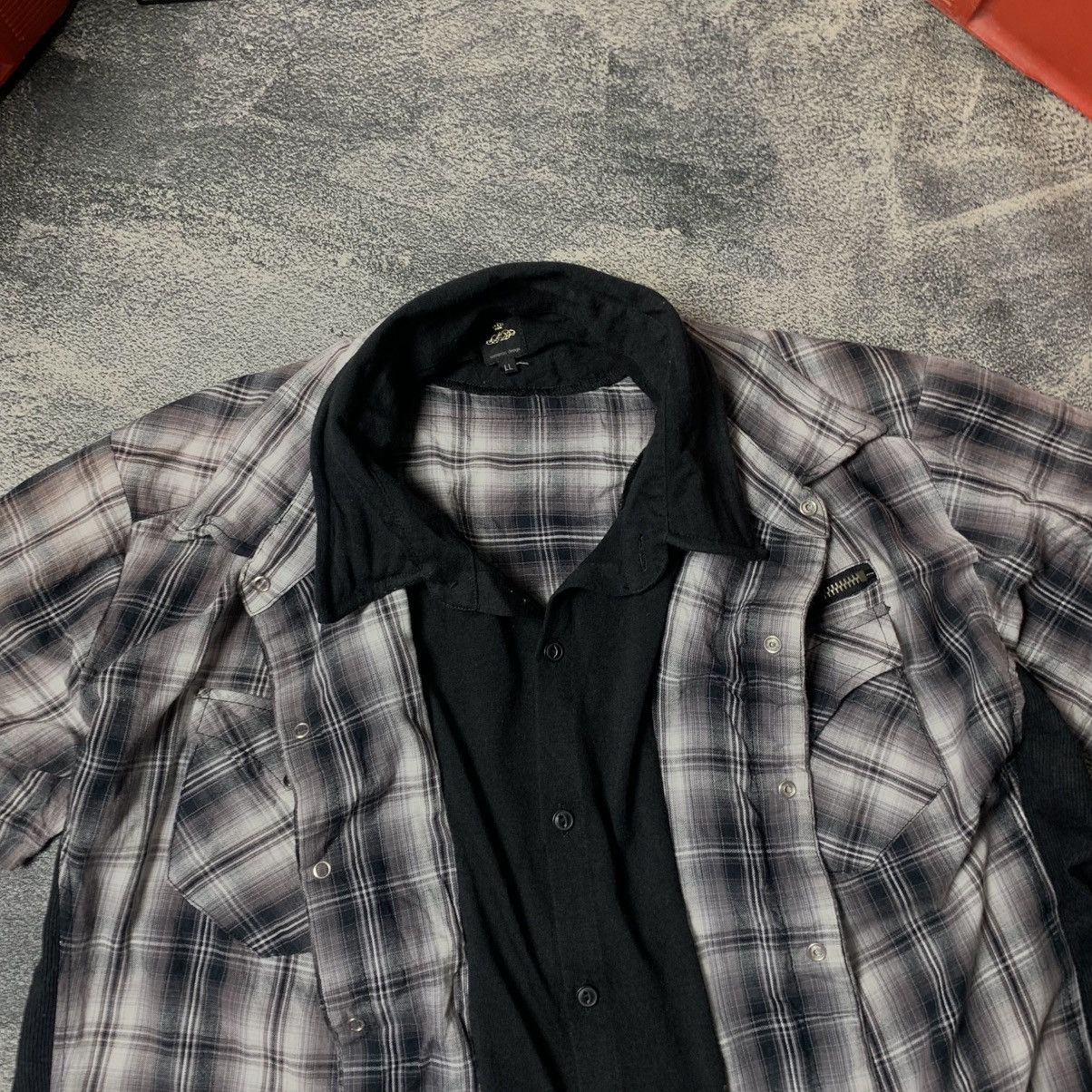 semanticdesign ‼️RARE‼️ Semantic Design Punk Style Double Button Up Shirt Size US L / EU 52-54 / 3 - 3 Thumbnail