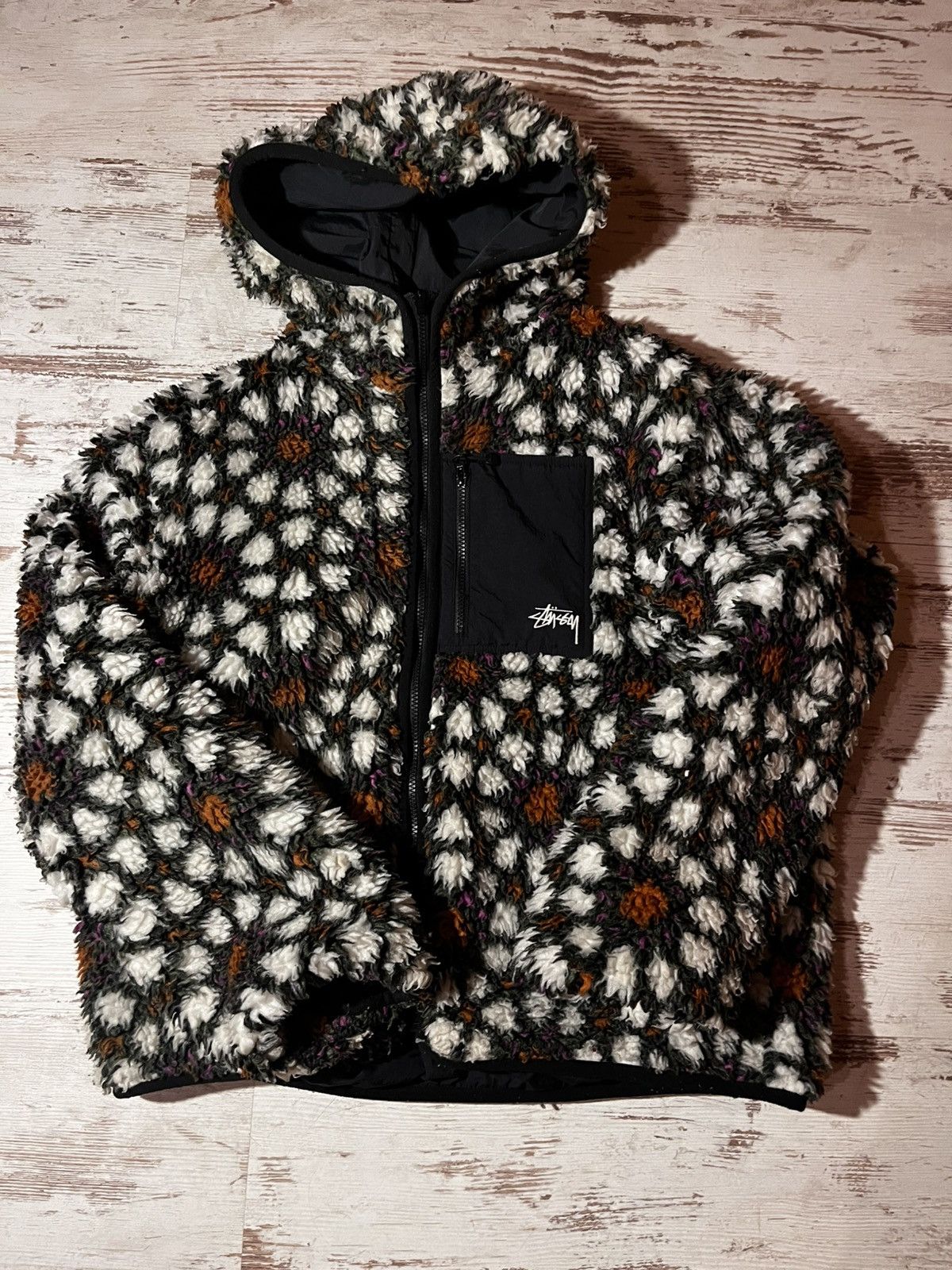 Stussy 23AW「SHEARLING REVERSIBLE BOMBER」 Shearling Reversible Bomber – Black | Outerwear | Stüssy