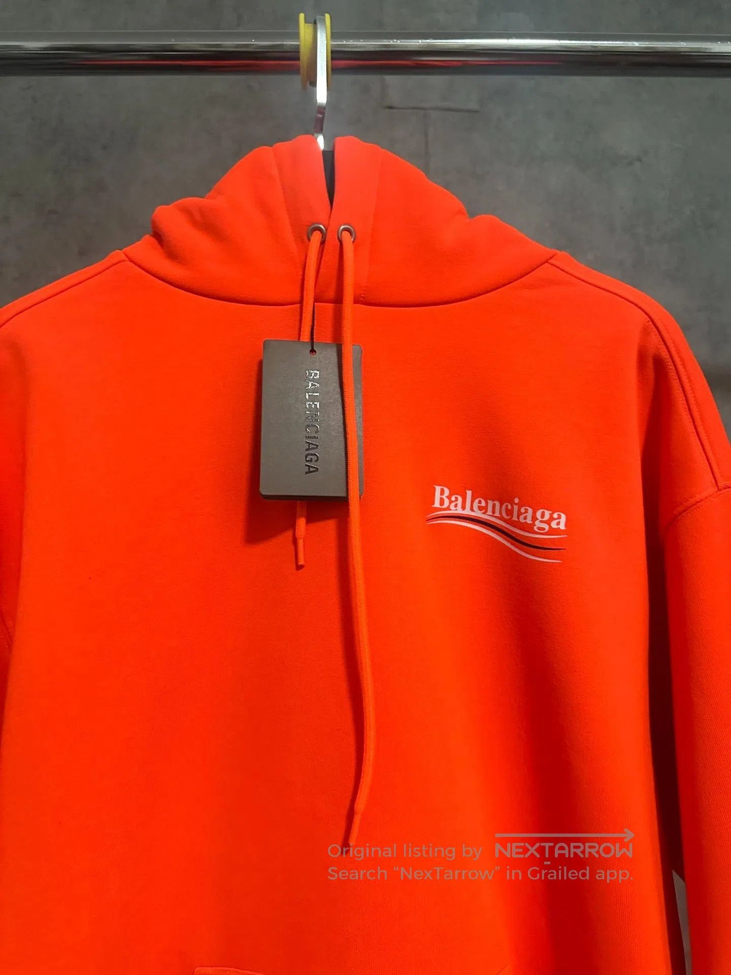 Balenciaga Balenciaga Coke Print Logo Orange Hoodie. Size US S / EU 44-46 / 1 - 2 Thumbnail