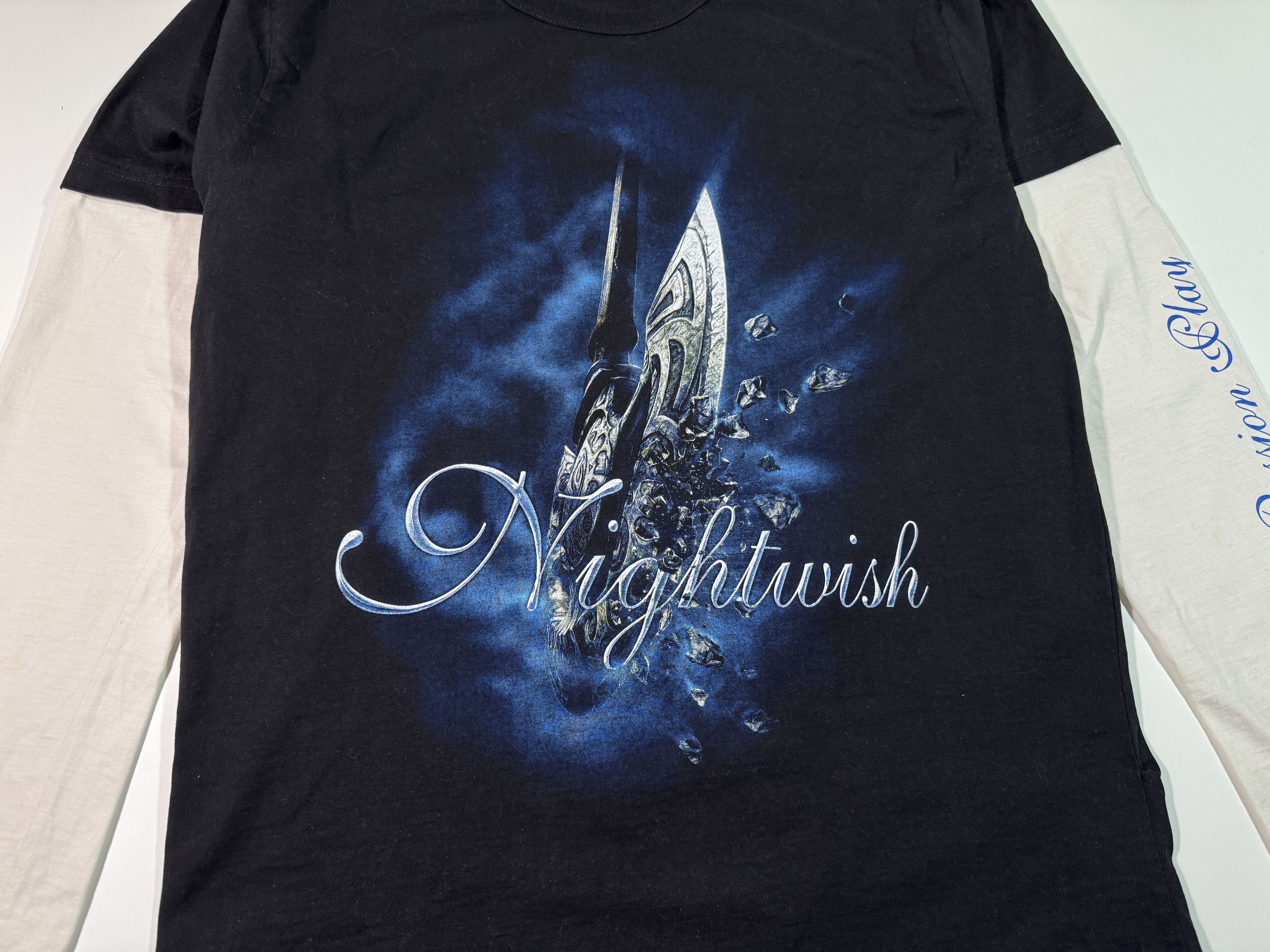 Band Tees × Vintage Vintage 00s Nightwish Raglan T-shirt Size US XL / EU 56 / 4 - 3 Thumbnail