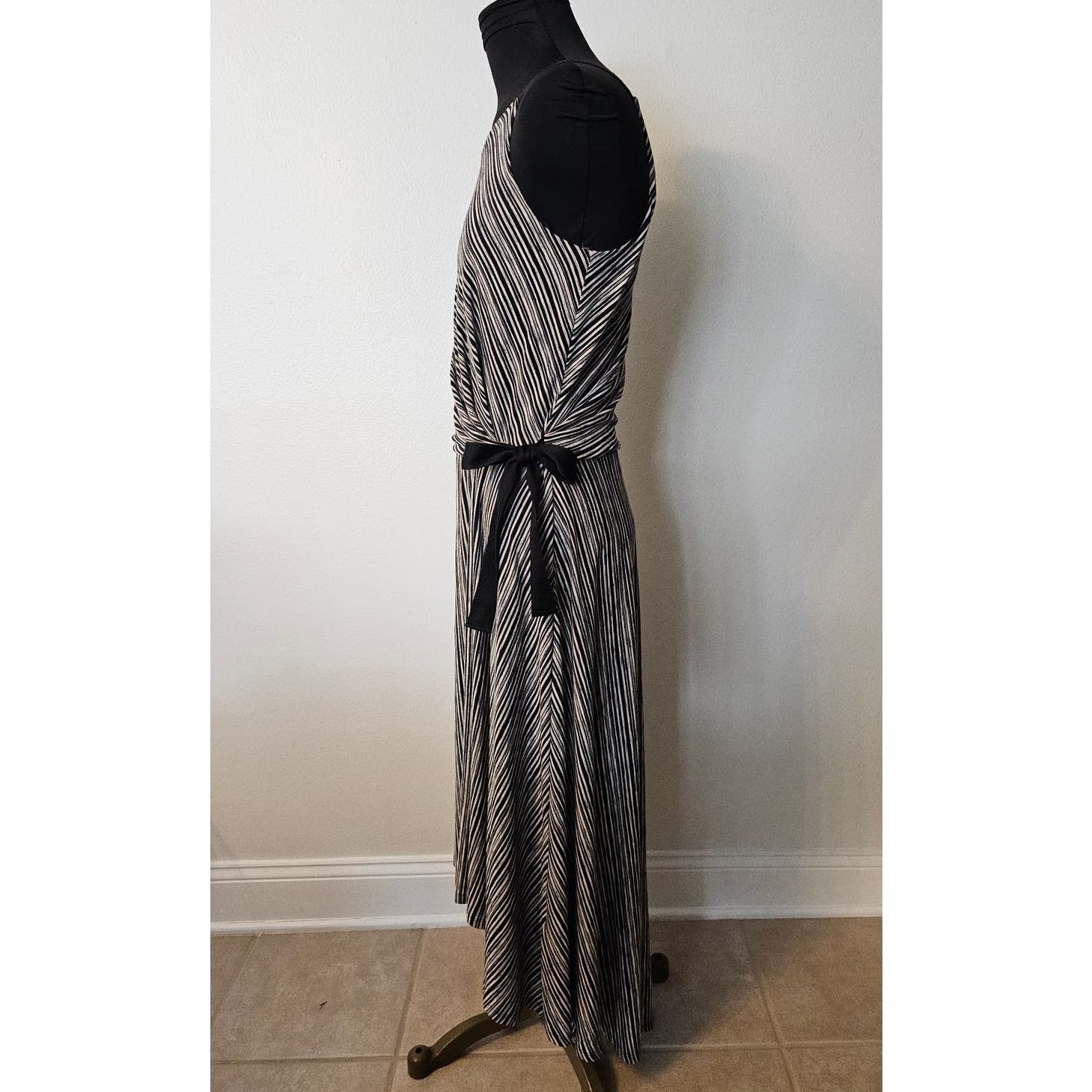 Anthropologie Maeve Anthropologie Hi-Low Salsola Summer Striped Dress S Size S / US 4 / IT 40 - 4 Thumbnail