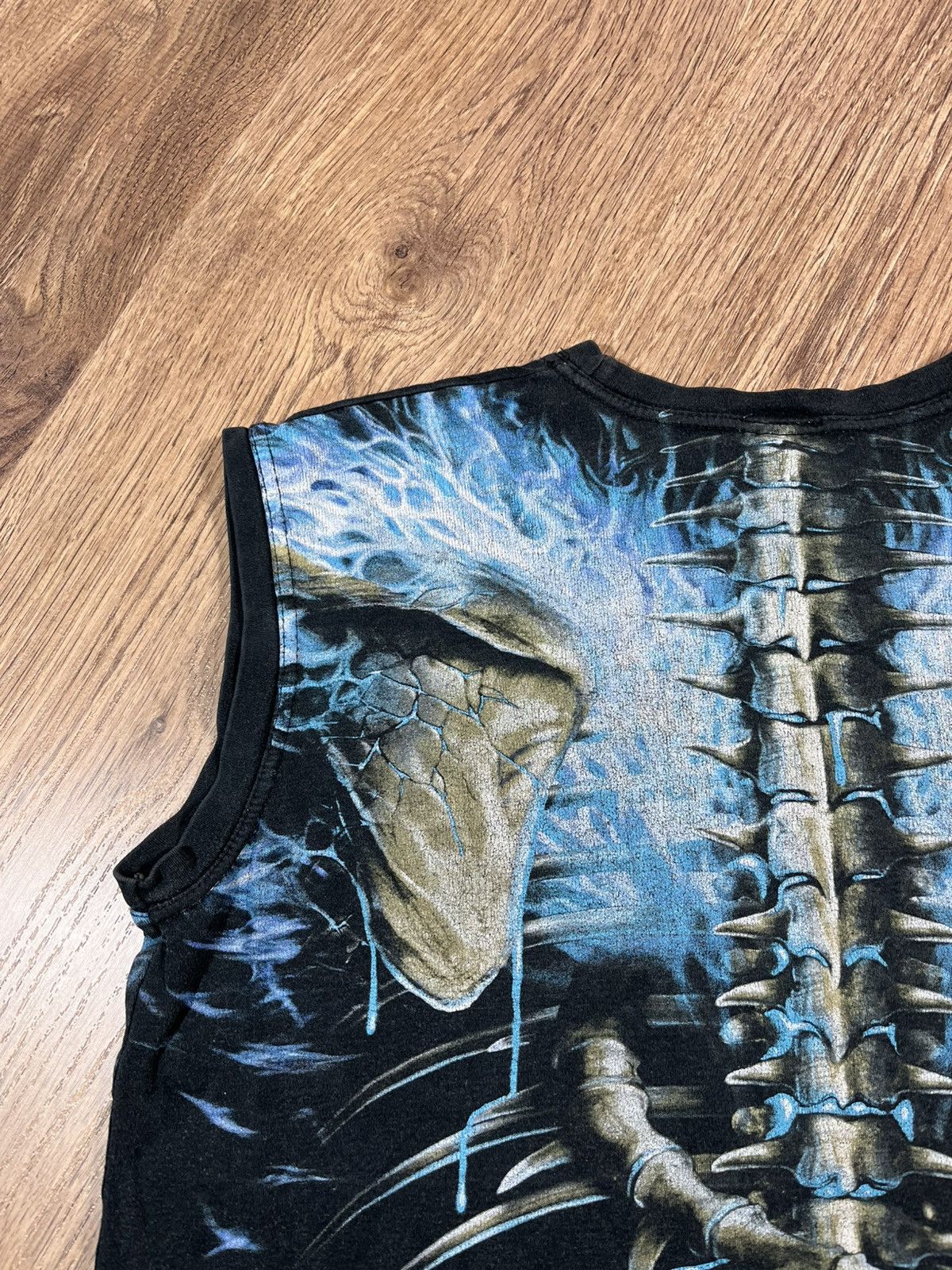 Band Tees Vintage Spiral Skull💀 T Shirt Size US M / EU 48-50 / 2 - 8 Thumbnail
