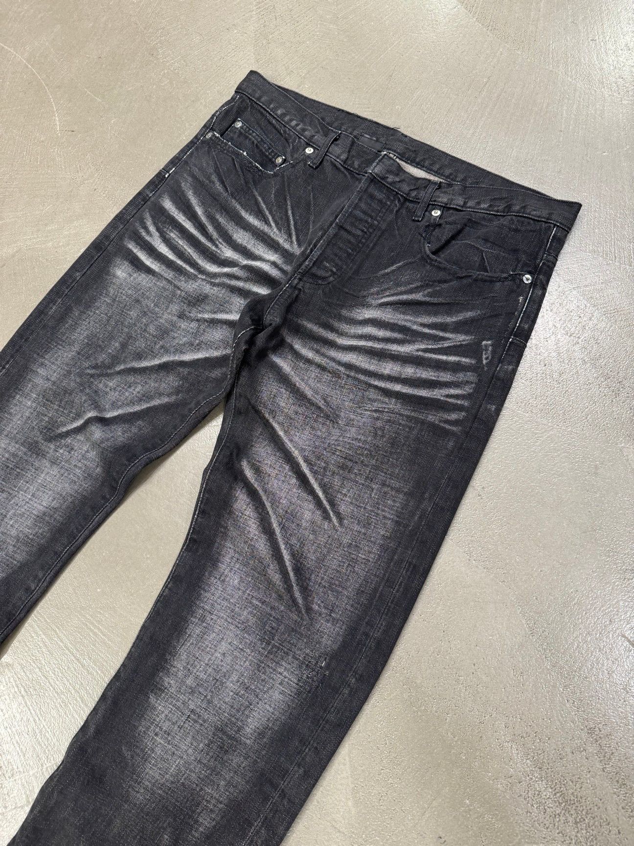 Dior × Hedi Slimane S/S2003 Dior by Hedi Slimane clawmark jeans denim Size US 35 - 3 Thumbnail