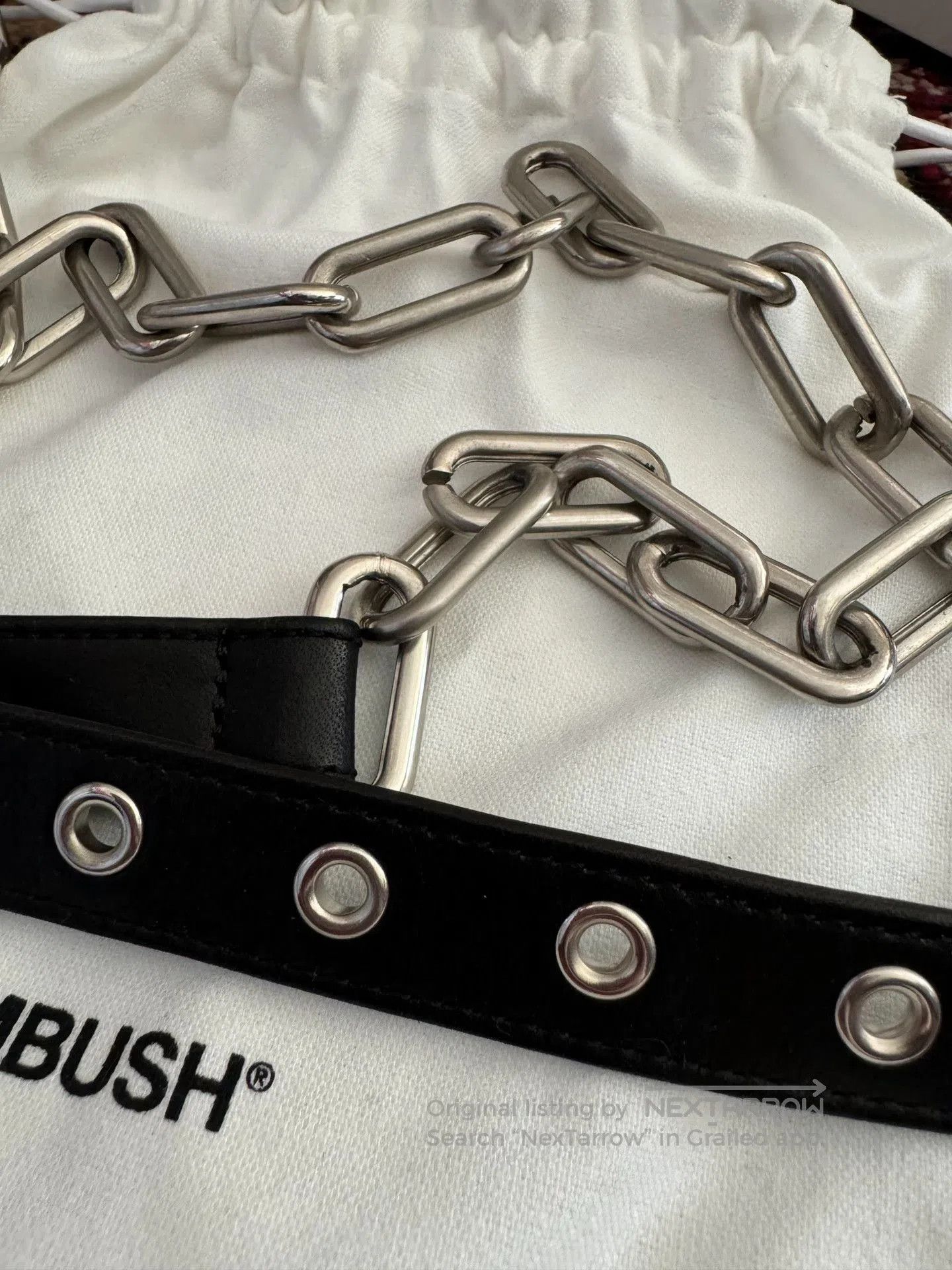 Ambush Design AMBUSH Silver Chain Belt. Size ONE SIZE - 6 Thumbnail