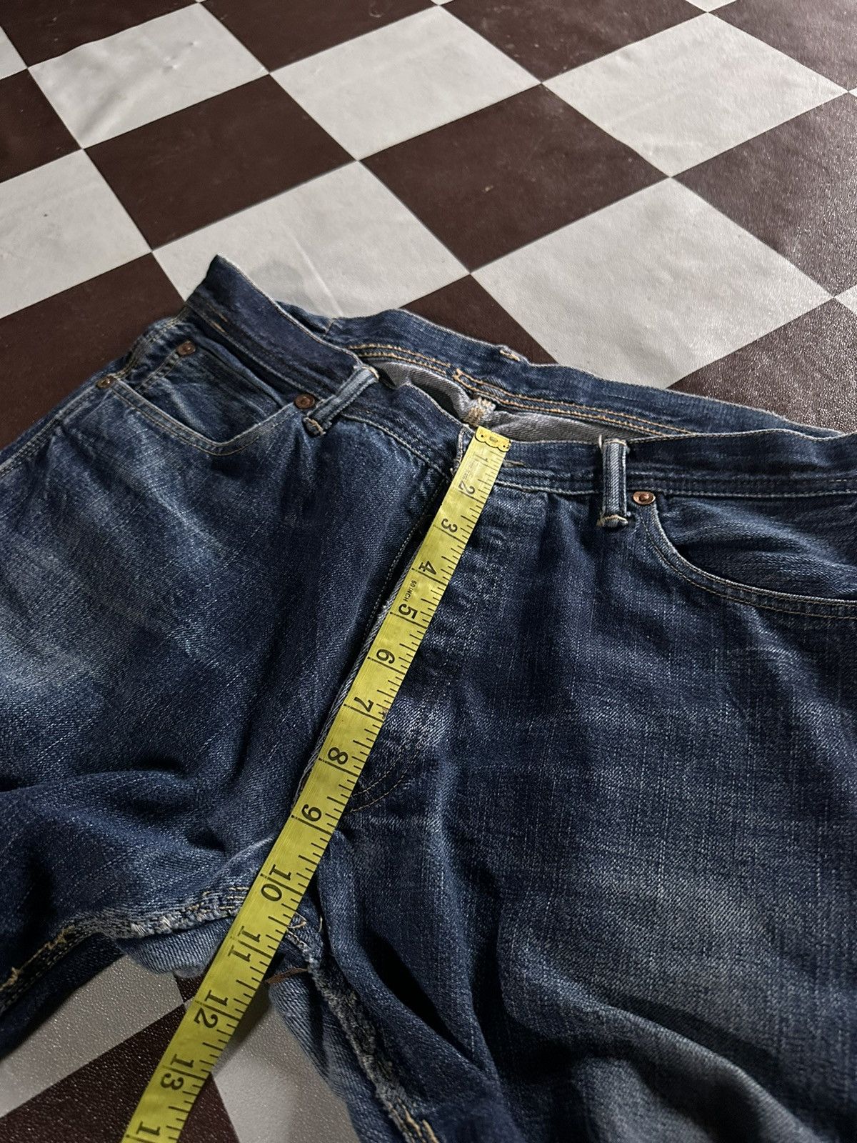 Japanese Brand × Vintage Vintage K&T H O’alls selvedge denim jeans Size US 32 / EU 48 - 13 Thumbnail
