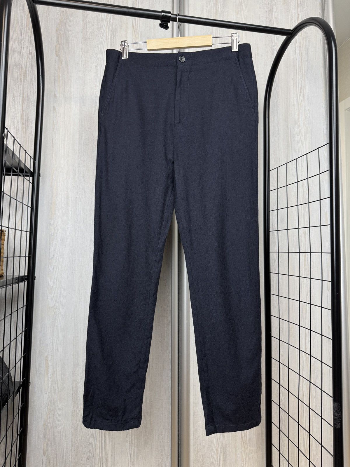 Acne Studios Acne Studios Pace Wool PAW16 casual navy blue pants Size US 30 / EU 46 - 2 Thumbnail