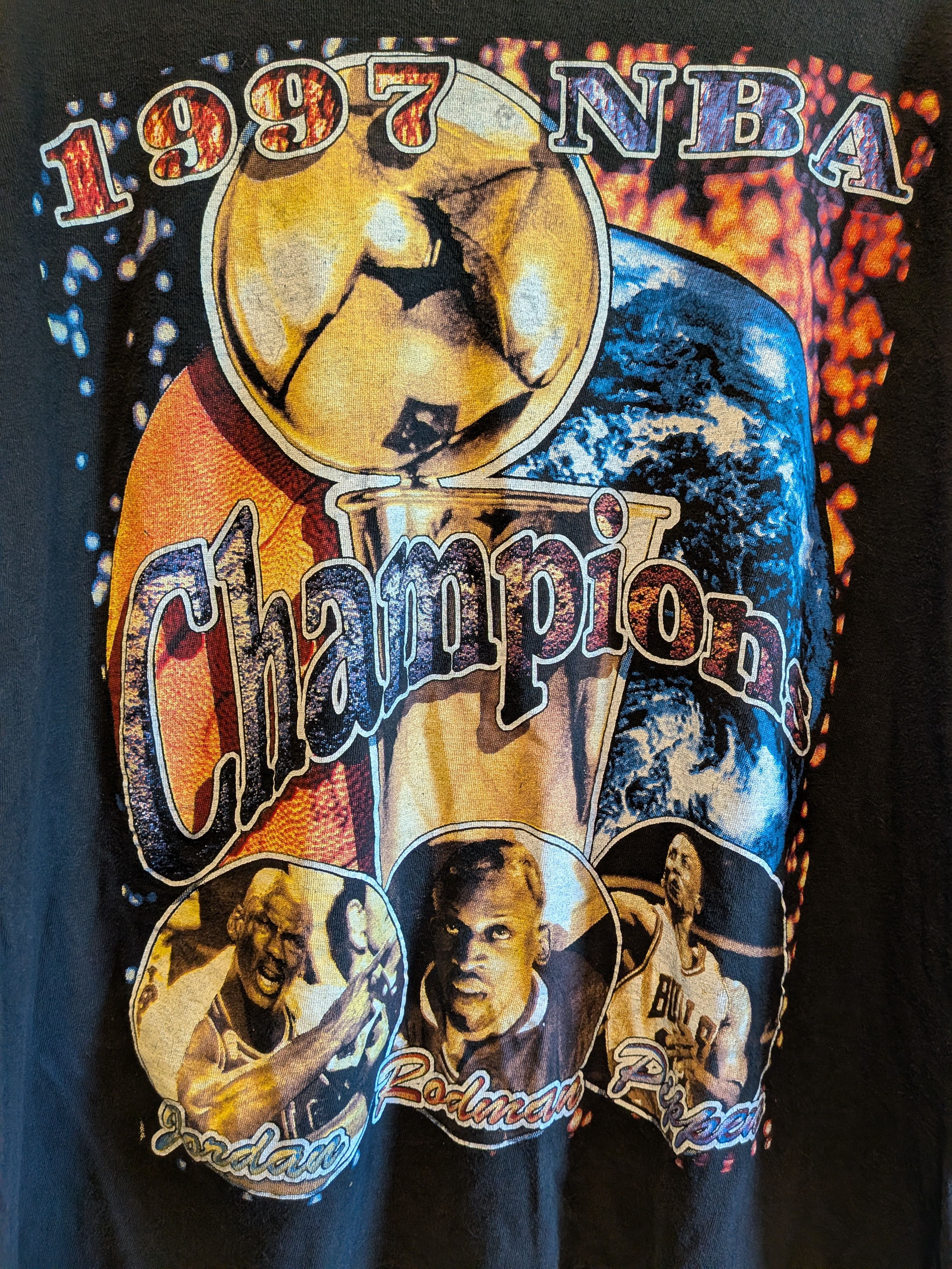 Vintage 1997 Chicago Bulls Raptee Size US XL / EU 56 / 4 - 2 Thumbnail