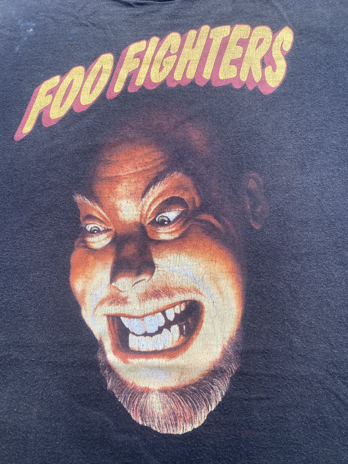 Band Tees Vintage Band Tees Foo Fighters 90s faded Size US XL / EU 56 / 4 - 4 Thumbnail