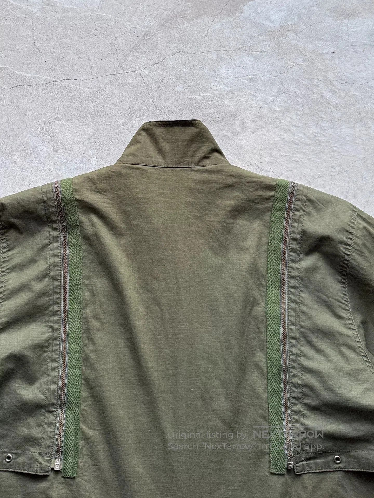 Vintage Vintage 90s Deconstructed Military Jacket. Size US L / EU 52-54 / 3 - 8 Thumbnail