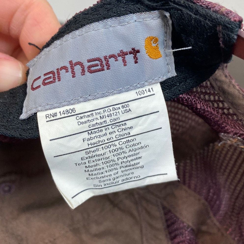 Carhartt Carhartt Mesh Trucker Snapback Adjustable Hat O/S Size ONE SIZE - 9 Thumbnail