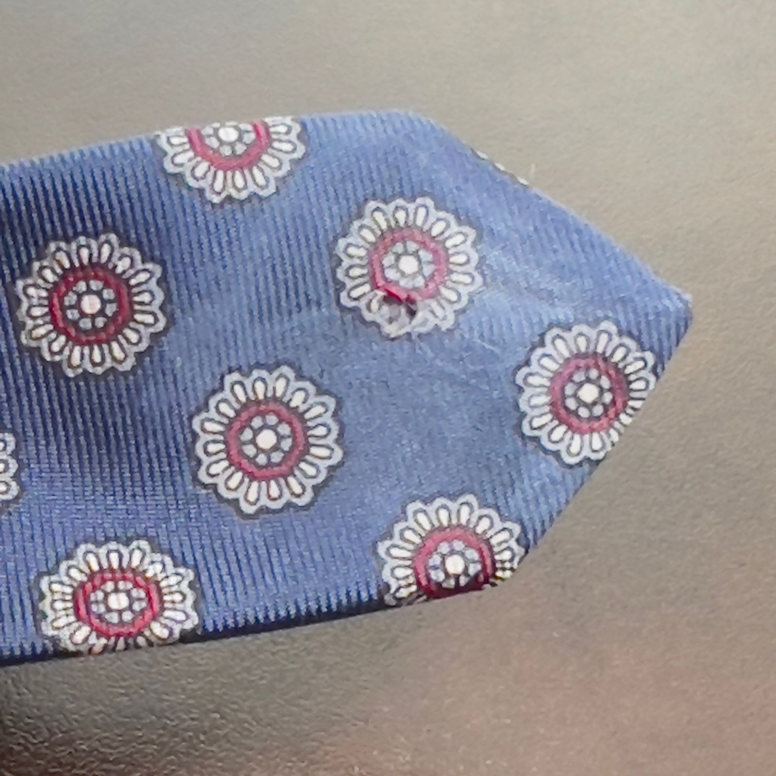 Christian Dior Monsieur Christian Dior 100% Silk Tie Italian Fabric Made USA Vintage Size ONE SIZE - 4 Thumbnail