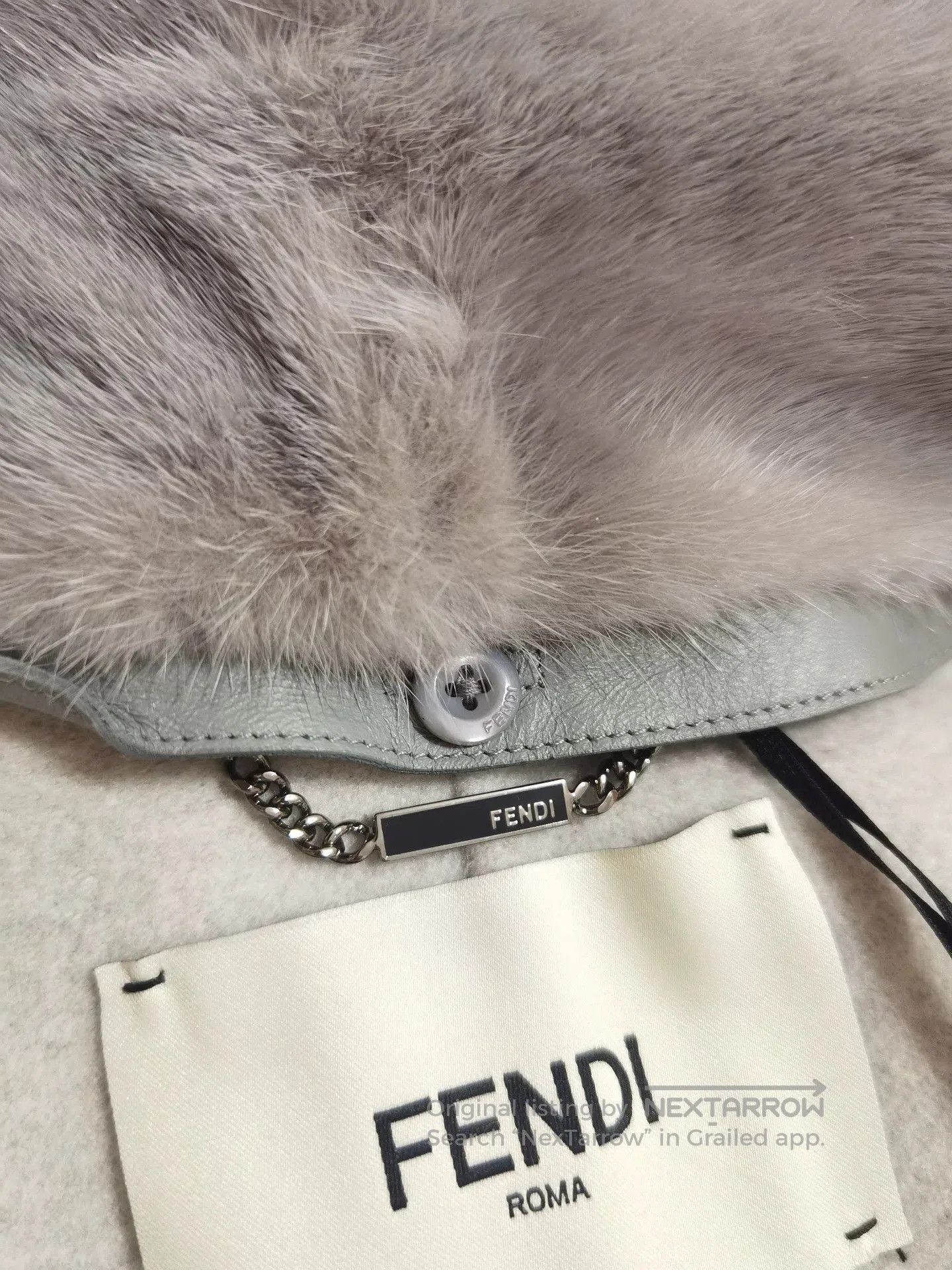 Fendi Fendi Pure Cashmere Fur Collar Coat. Size US M / EU 48-50 / 2 - 5 Thumbnail