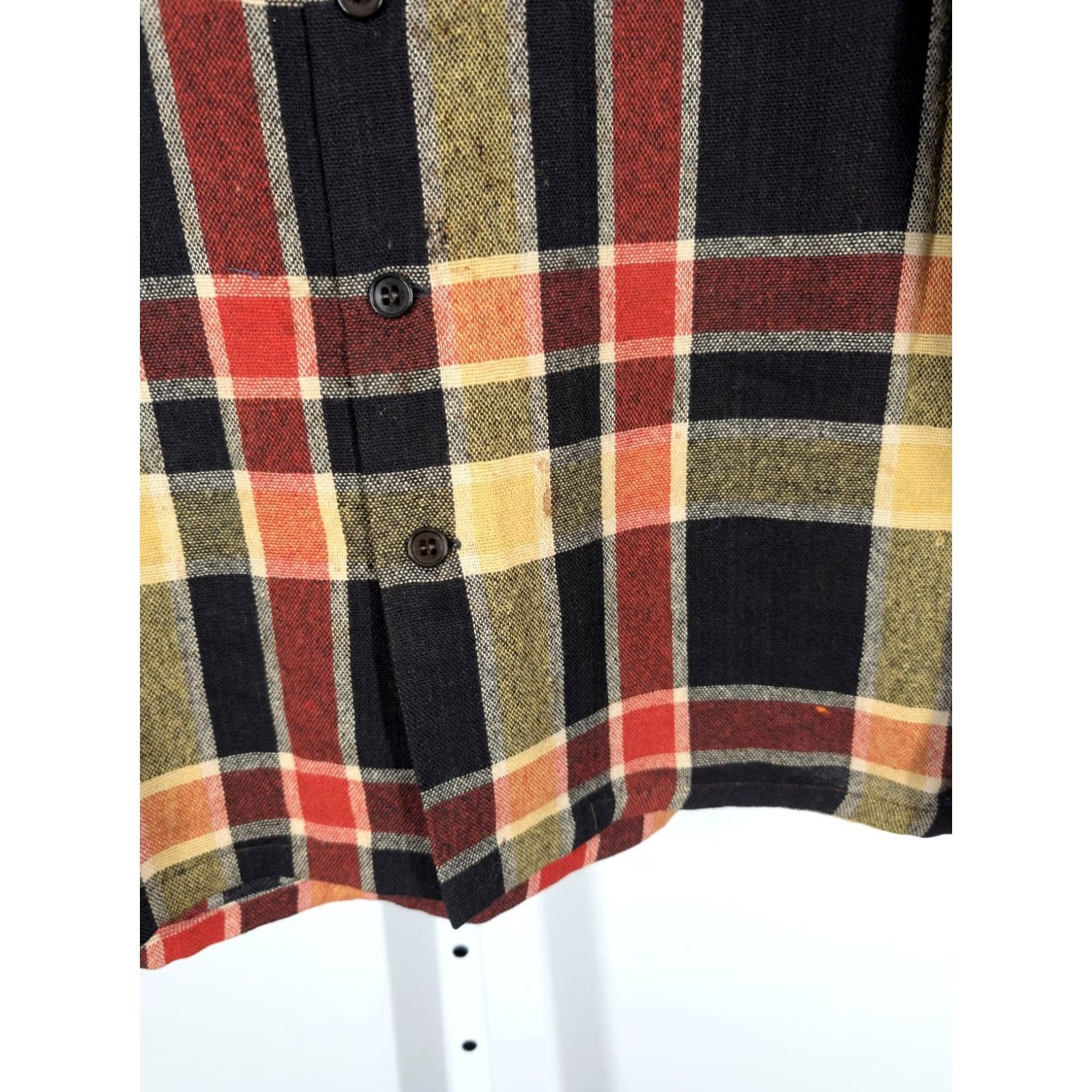 McGregor VINTAGE McGregor Shirt Rockabilly 1940s Loopneck Flannel Buffalo Plaid USA M Women? Size US M / EU 48-50 / 2 - 6 Thumbnail