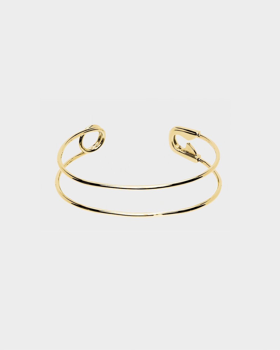 image of Vetements Gold Safety Pin Bracelet, Women's