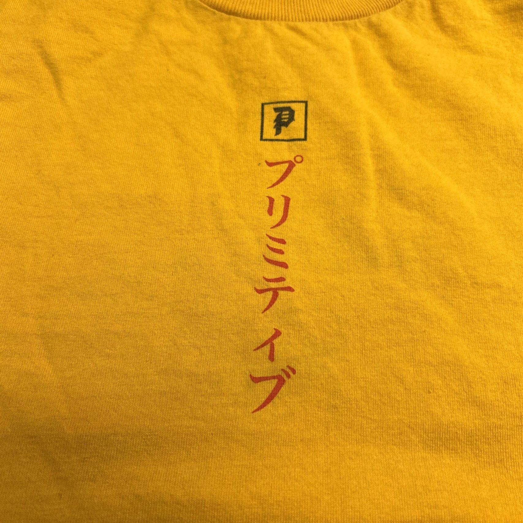 Primitive VINTAGE Primitive Shirt Mens M Yellow Samurai Warrior Long Sleeve 90s Anime Art California Retro Punk Grunge Hip Hop Graphic Print Modern Logo Night? Size US M / EU 48-50 / 2 - 2 Thumbnail