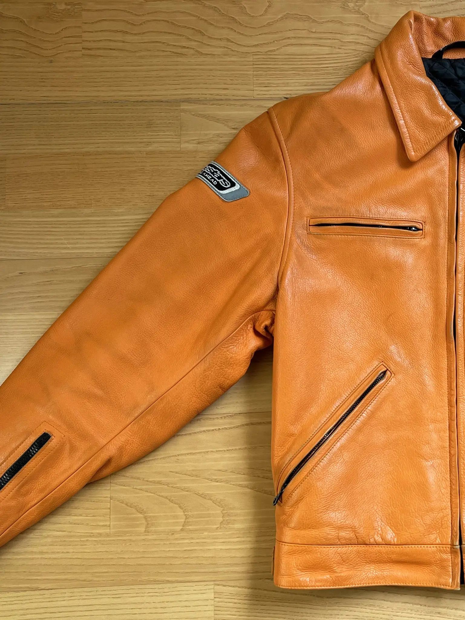 Vintage Alpinestars Orange Racing Jacket Size US M / EU 48-50 / 2 - 7 Thumbnail