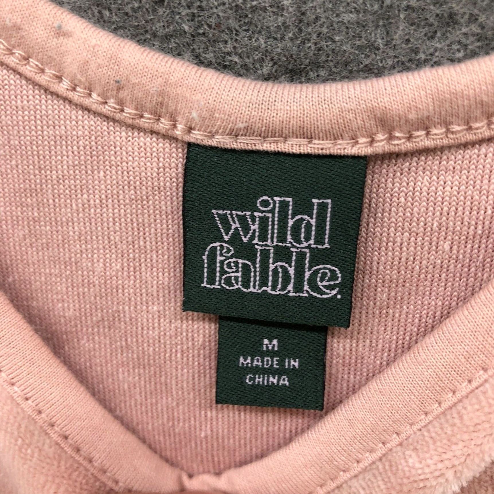 Vintage Wild Fable Sports Bra Womens Medium M Pink Cotton Blend Training Yoga Size ONE SIZE - 3 Thumbnail