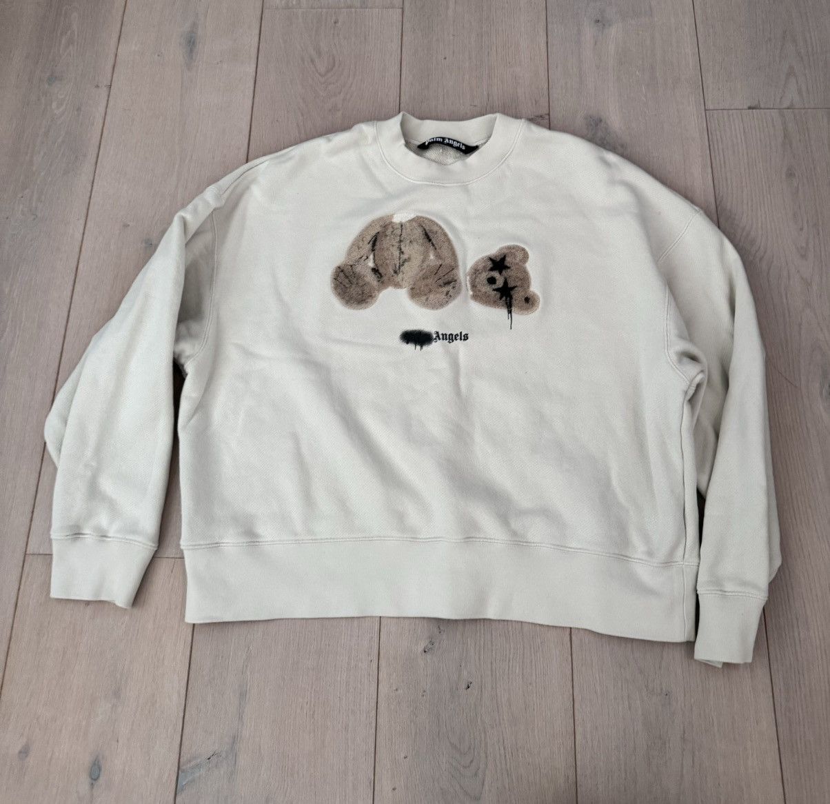 Palm Angels Palm angels spray bear crewneck Size US M / EU 48-50 / 2 - 1 Thumbnail