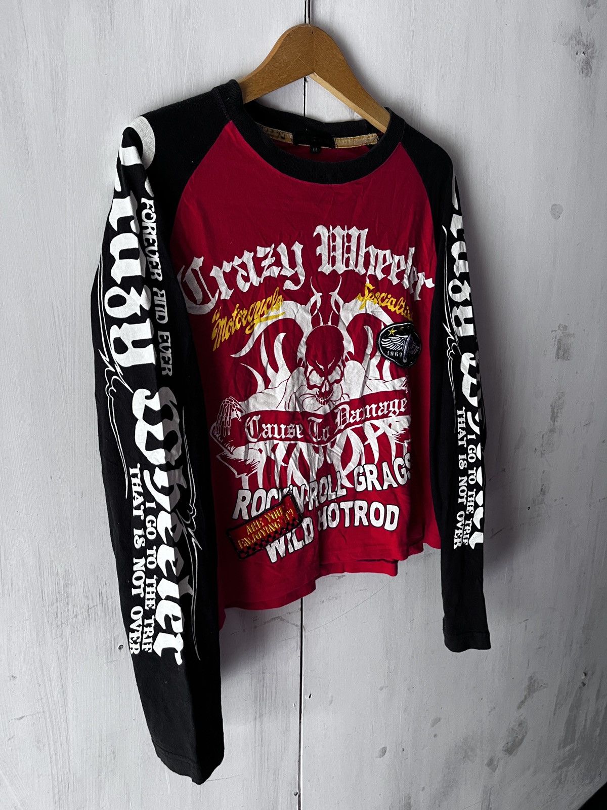 Japanese Brand Japanese Crazy Wheeler Long sleeve Size US M / EU 48-50 / 2 - 3 Thumbnail