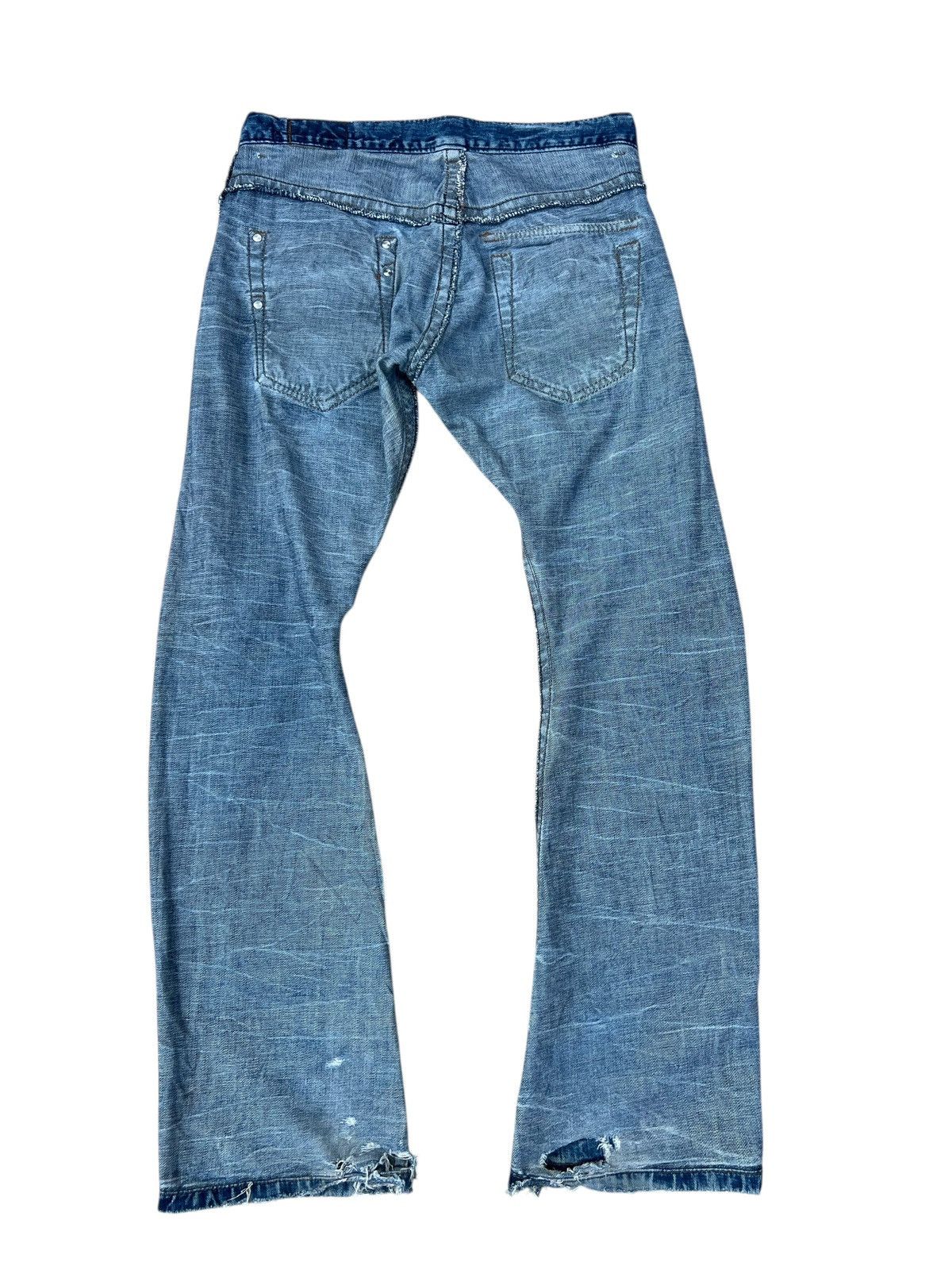 semanticdesign Rattle Trap Made in Japan Tartan Patchwork Denim Jeans Size US 32 / EU 48 - 21 Thumbnail