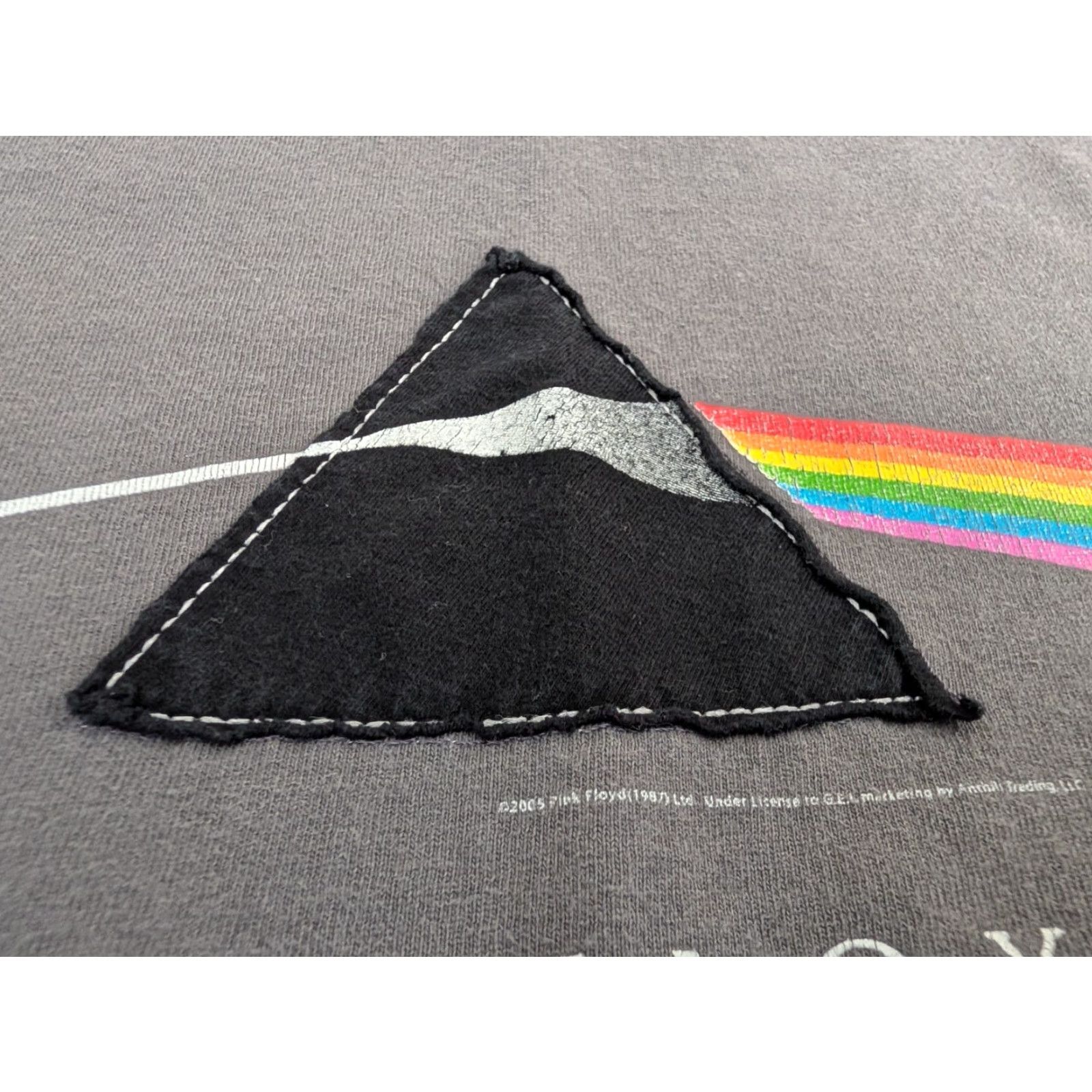 Vintage VINTAGE Pink Floyd Dark Side Of The Moon Tee Shirt L Adult Gray Rock Band Shirt Size US L / EU 52-54 / 3 - 4 Thumbnail