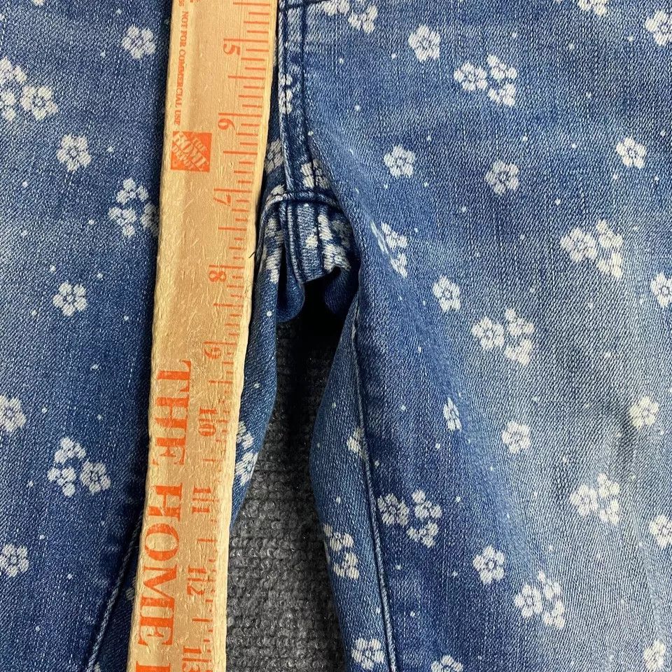 Free People Free People Jeans Women's W 25 Denim Floral Distressed Size 25" / US 0 / IT 36 - 4 Thumbnail
