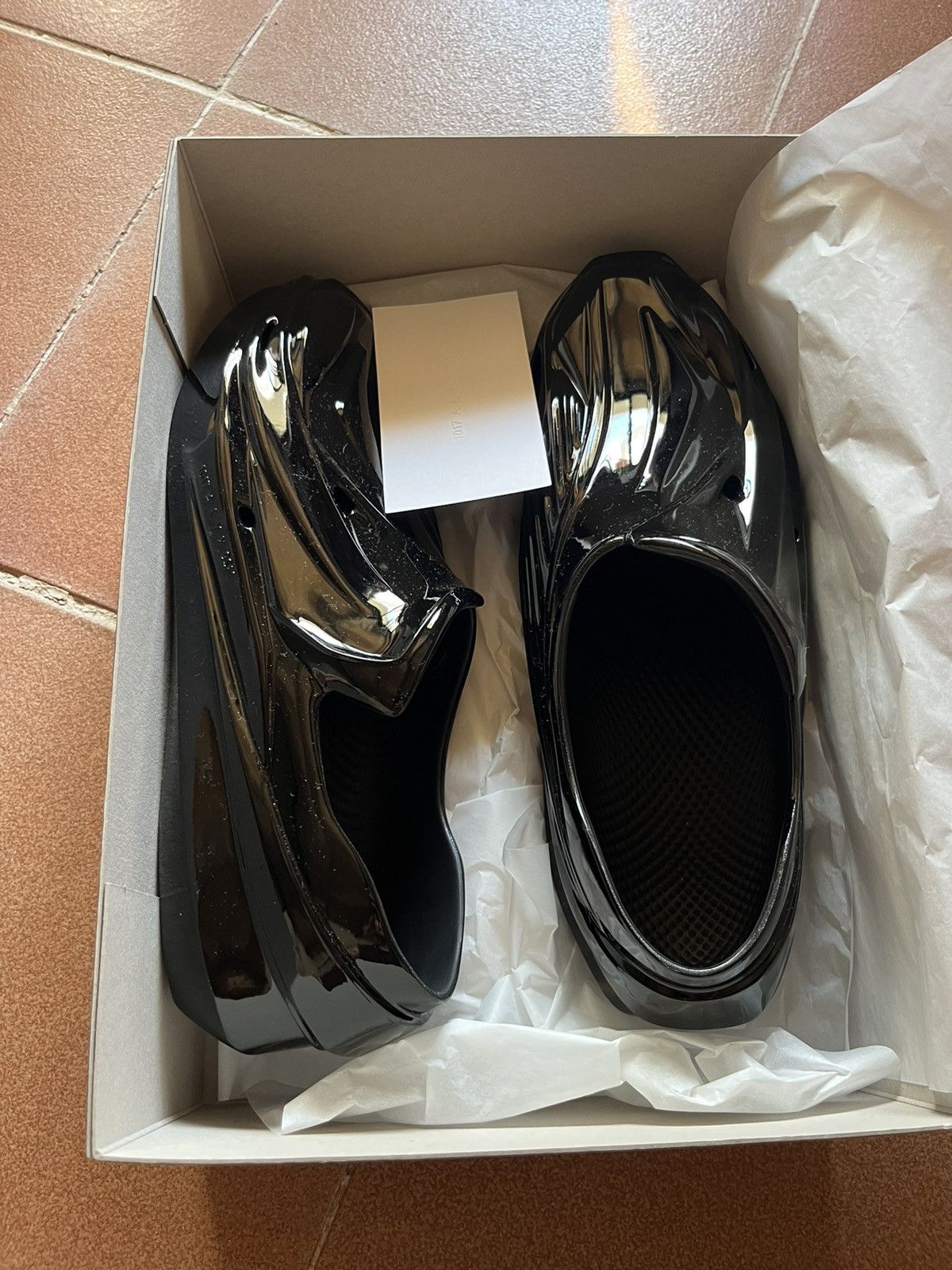 1017 ALYX 9SM 1017 Alyx 9SM slip on mono material shoes Size US 12.5 / EU 45-46 - 3 Thumbnail