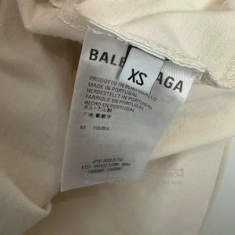 Balenciaga Balenciaga Logo Full LOGO Short Sleeve T-Shirt Size US XS / EU 42 / 0 - 4 Thumbnail