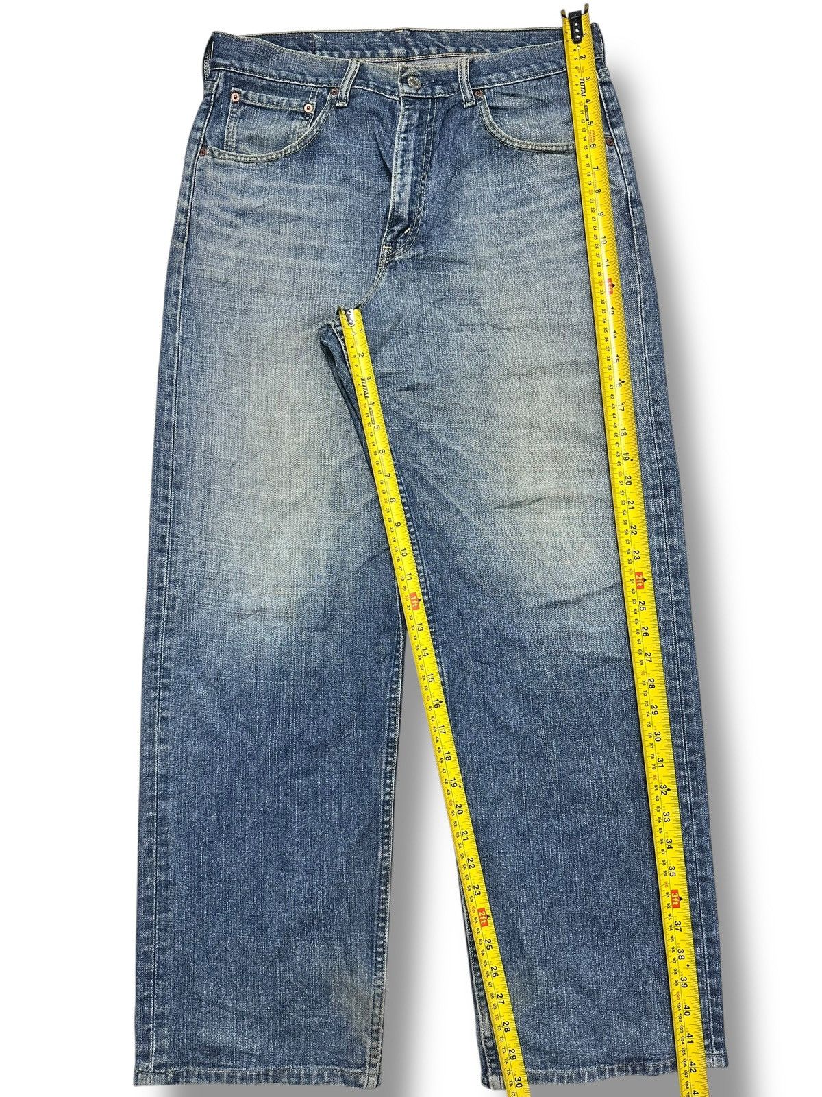 Levi's Levi’s 359 Straight Leg Jeans Classic Blue Wash & Faded Size US 33 - 18 Thumbnail