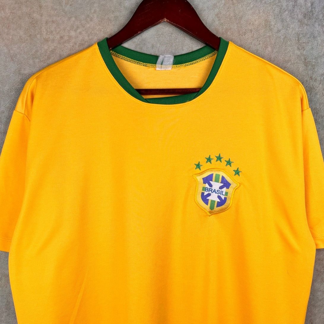 Vintage VTG Y2K Neymar Brasil Soccer Jersey Mens Sz L #10 Size US L / EU 52-54 / 3 - 4 Thumbnail