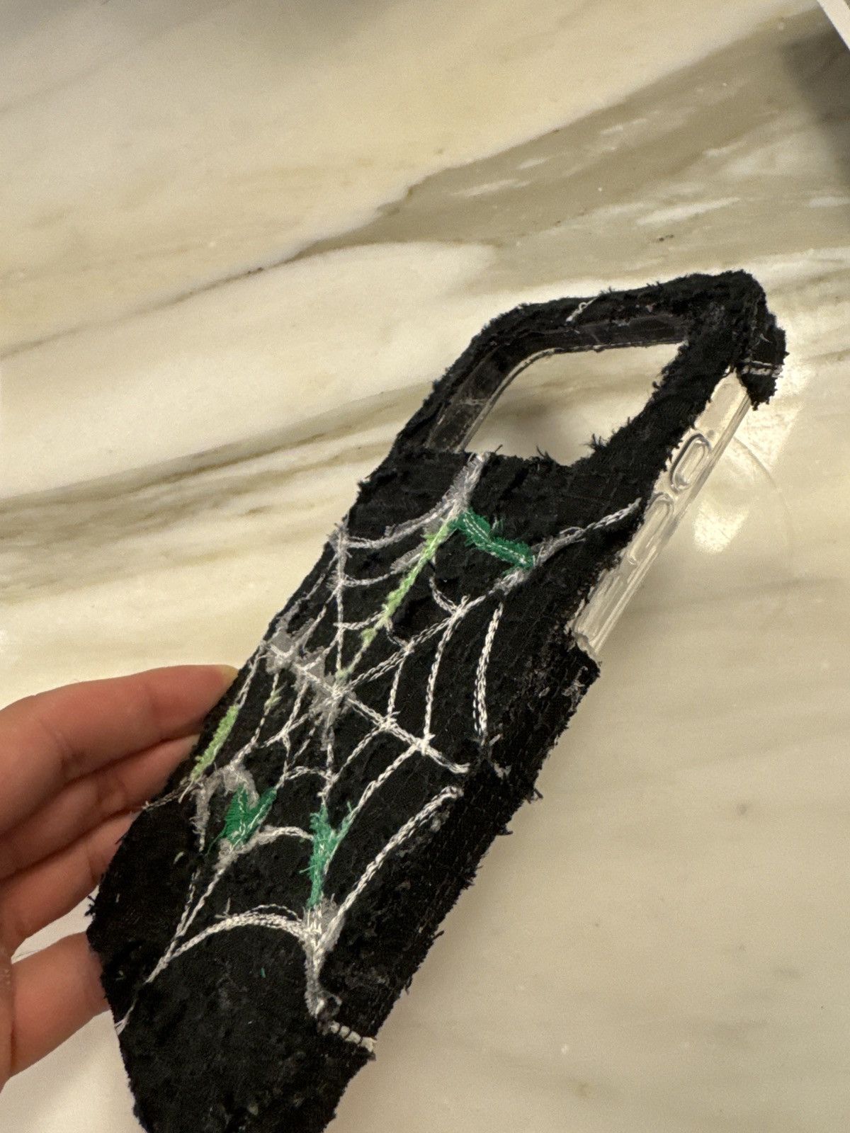 Japanese Brand Spiderweb Boro Iphone Case Size ONE SIZE - 3 Thumbnail