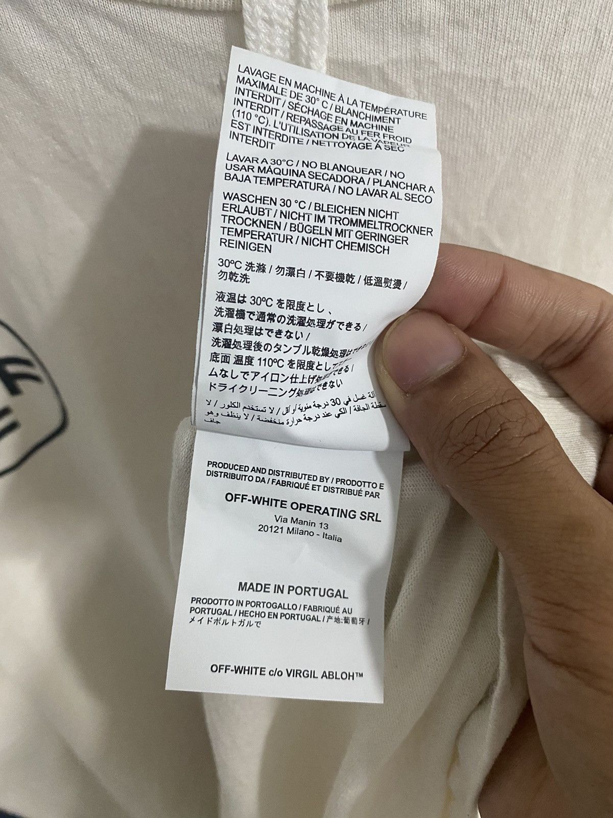 Off-White Off White "IMPRESSIONISM" Stencil Tee Big Embroided Size US S / EU 44-46 / 1 - 12 Thumbnail