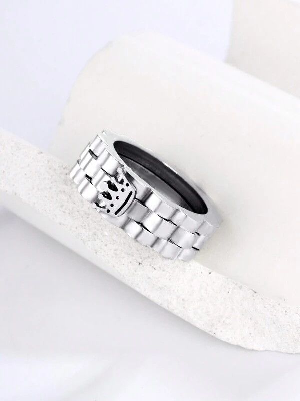 Jewelry x Vintage 2000S Retro Silver Y2K Ring, Men's