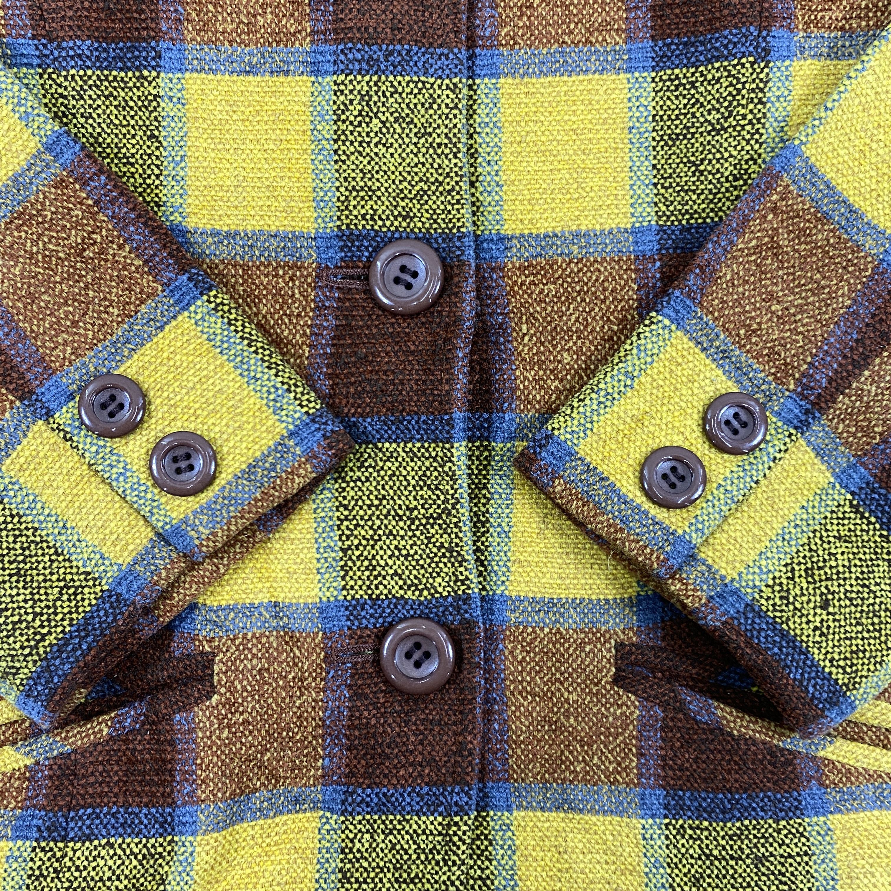 Japanese Brand Vintage Nina Ricci Actualties Coat Plaid Jacket -J263 Size US S / EU 44-46 / 1 - 8 Thumbnail