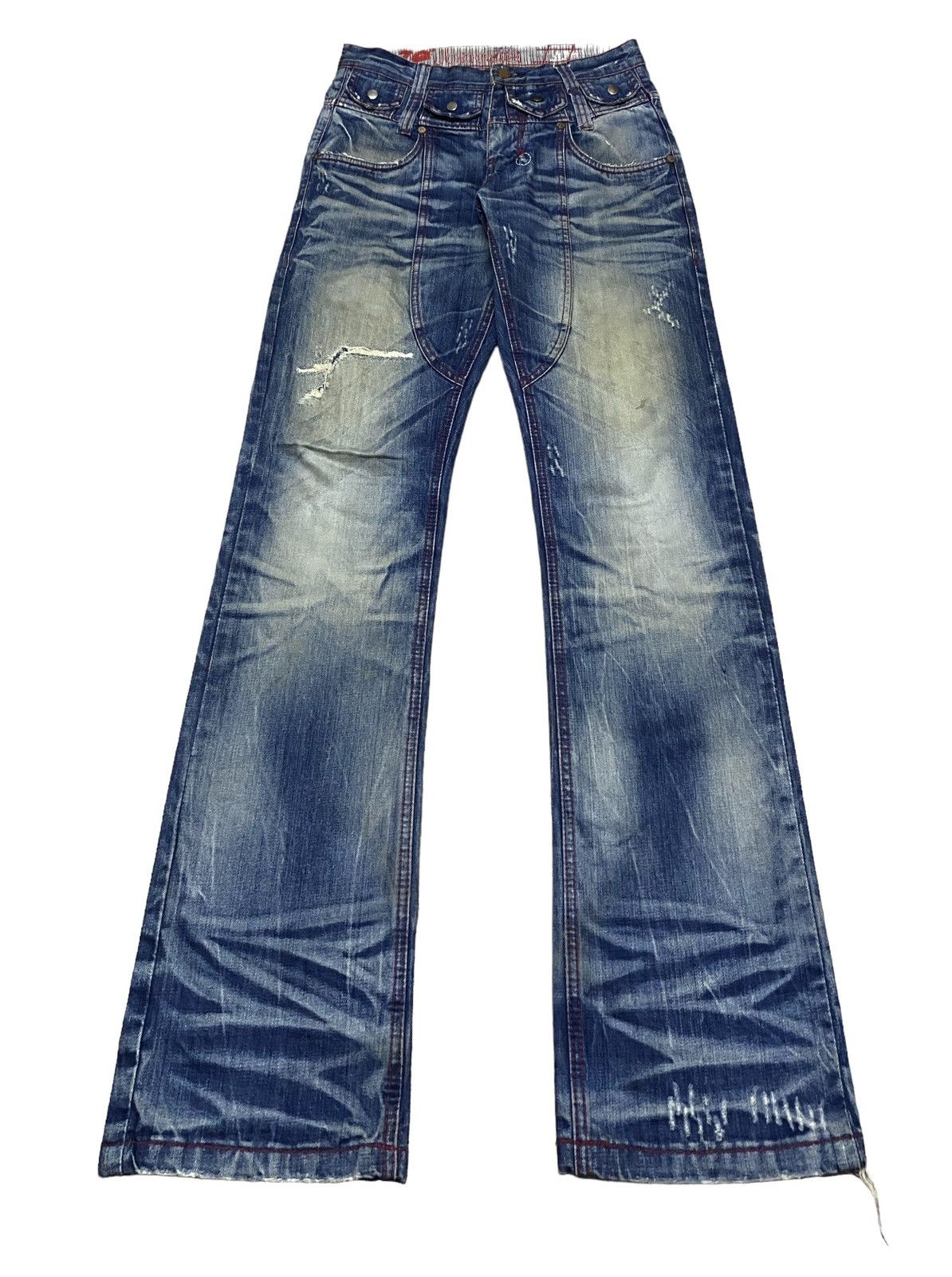 If Six Was Nine Rare Design Vintage Japanese Brand Joneaa Jeans 2000s Size US 32 / EU 48 - 1 Thumbnail