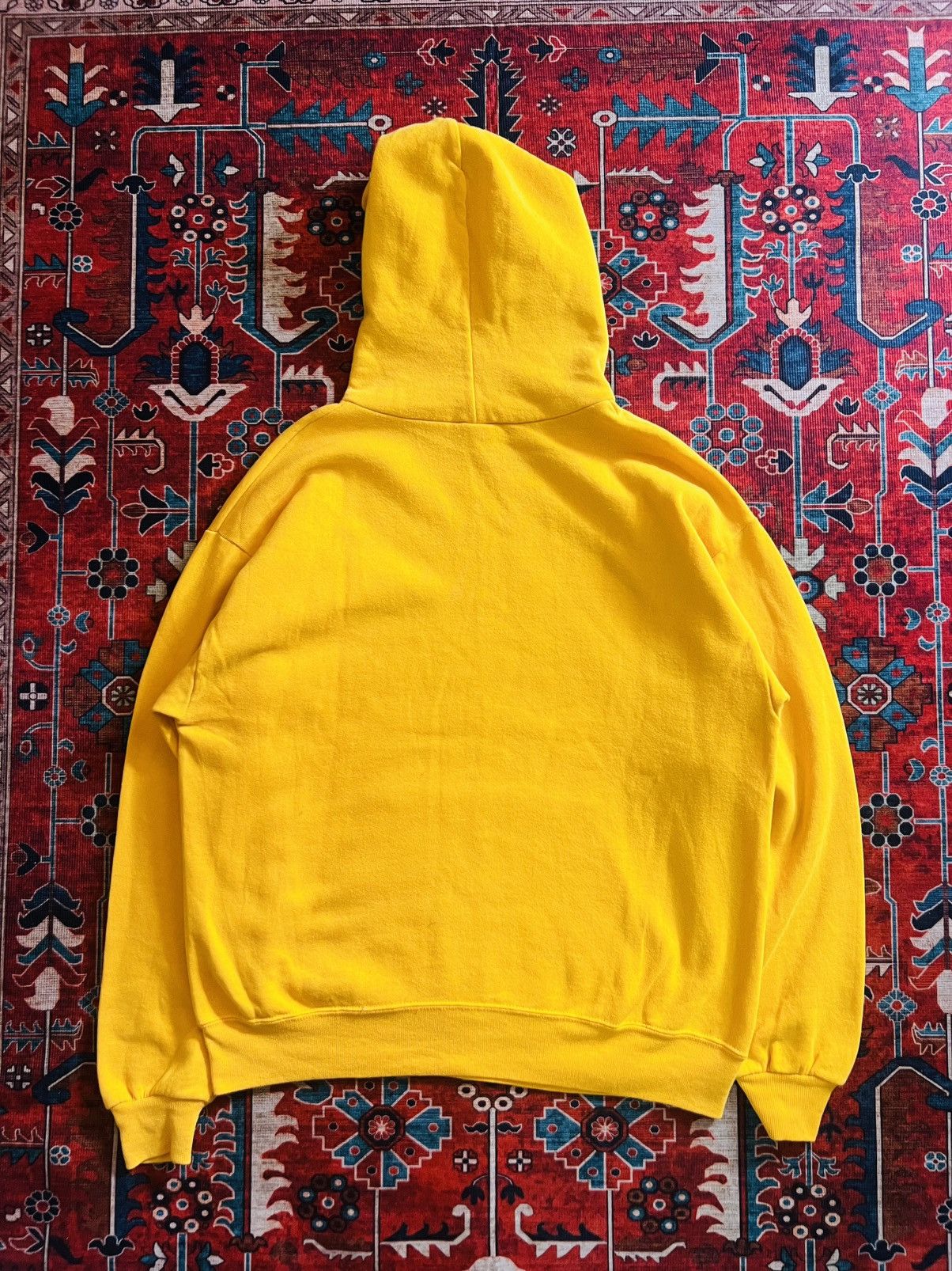 Jerzees Vintage Jerzees Yellow Pullover Hoodie Size US L / EU 52-54 / 3 - 3 Thumbnail
