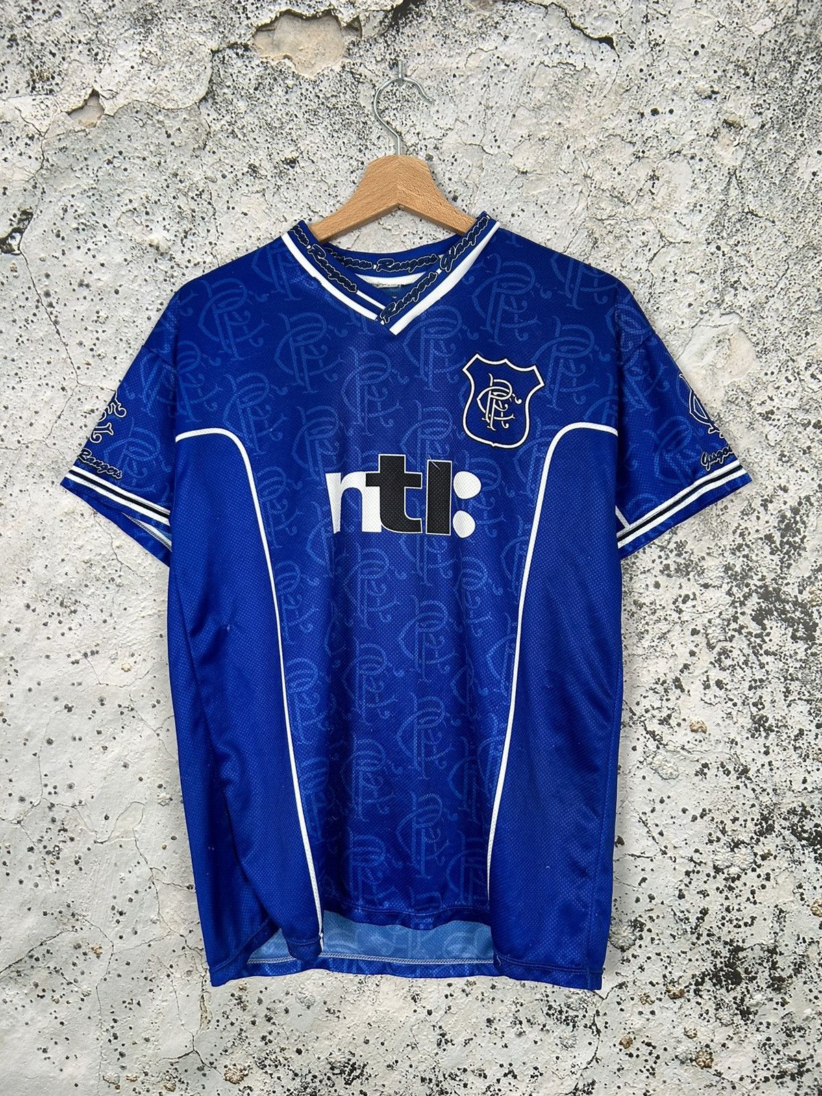 Vintage Vintage Glasgow Rangers 90s Fan Football Soccer Jersey Size US M / EU 48-50 / 2 - 1 Thumbnail