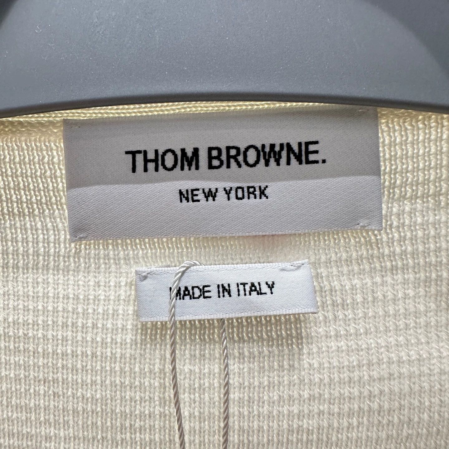 Thom Browne TB mar580 4-Bar knit cardigan 36 cotton Size XS / US 0-2 / IT 36-38 - 3 Thumbnail