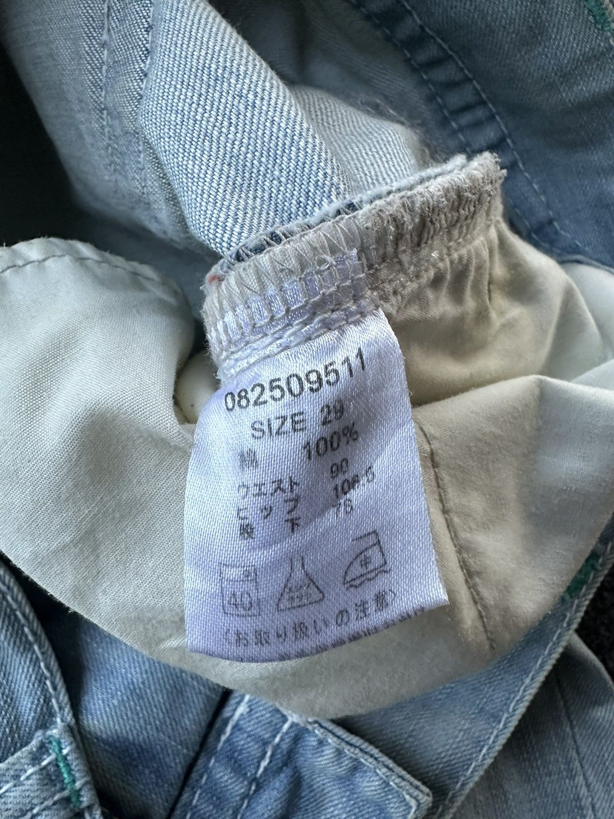 Blue Blue Japan 90s Bluemoon Surf Distressed Vintage Denim D232 Size US 29 - 14 Thumbnail