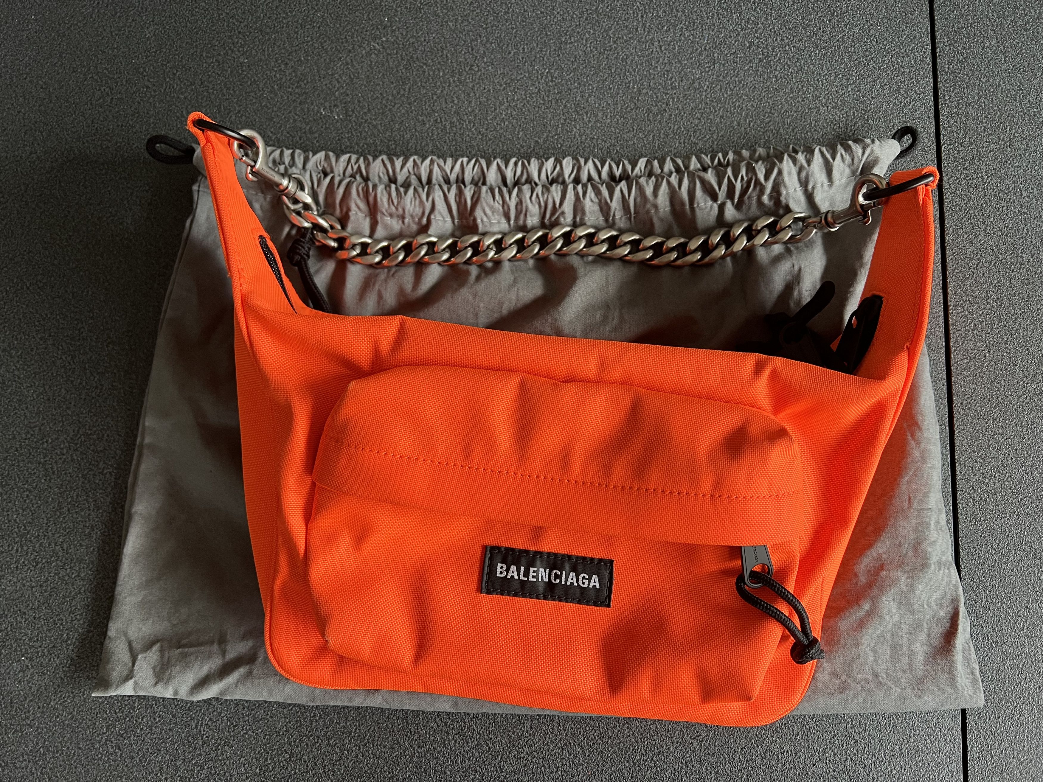 Balenciaga Balenciaga orange raver bag purse handbag with chain Size ONE SIZE - 8 Thumbnail