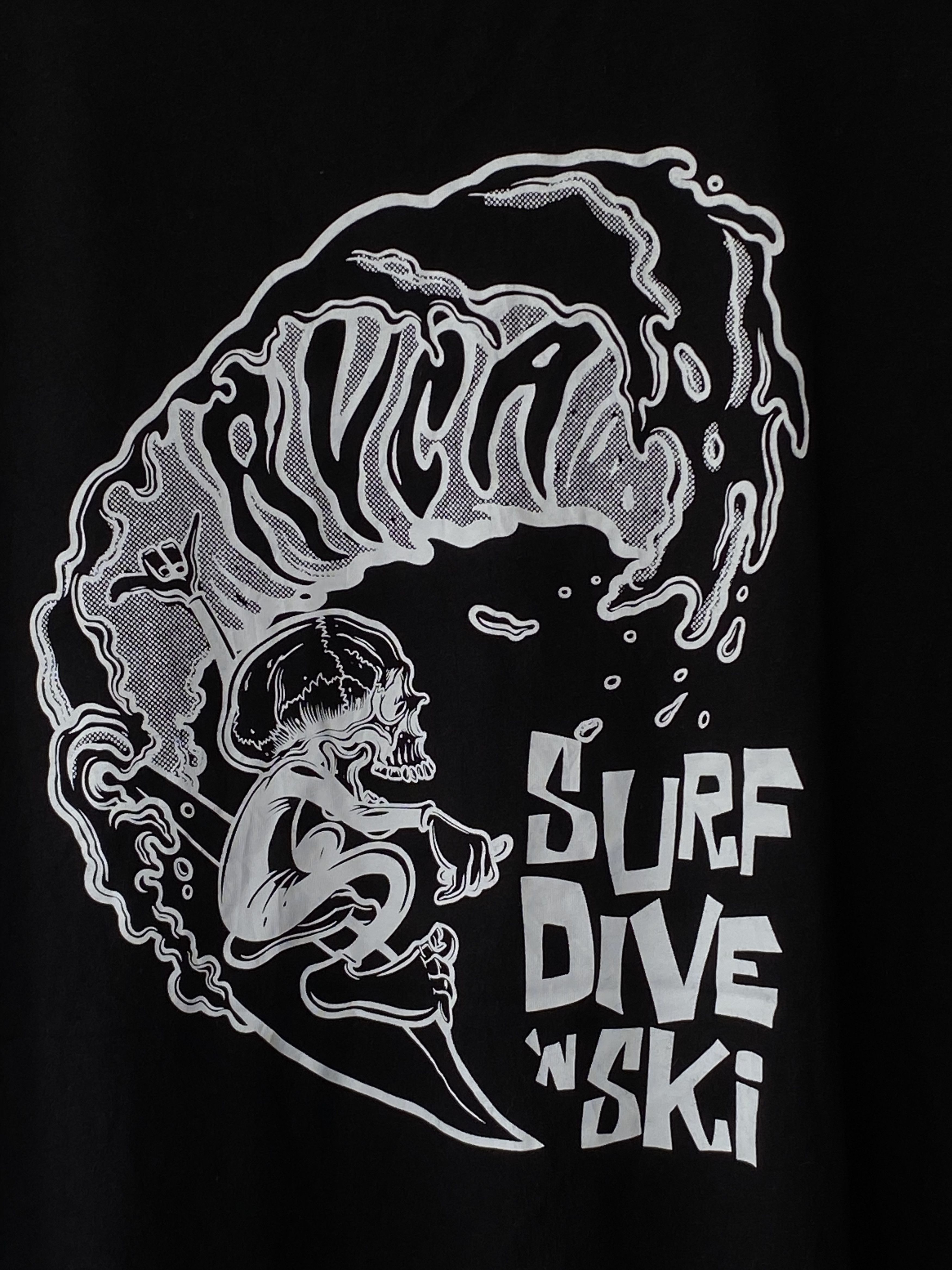 RVCA RVCA Backhit Print Logo Skateboarding Surfing Tees Size US L / EU 52-54 / 3 - 3 Thumbnail