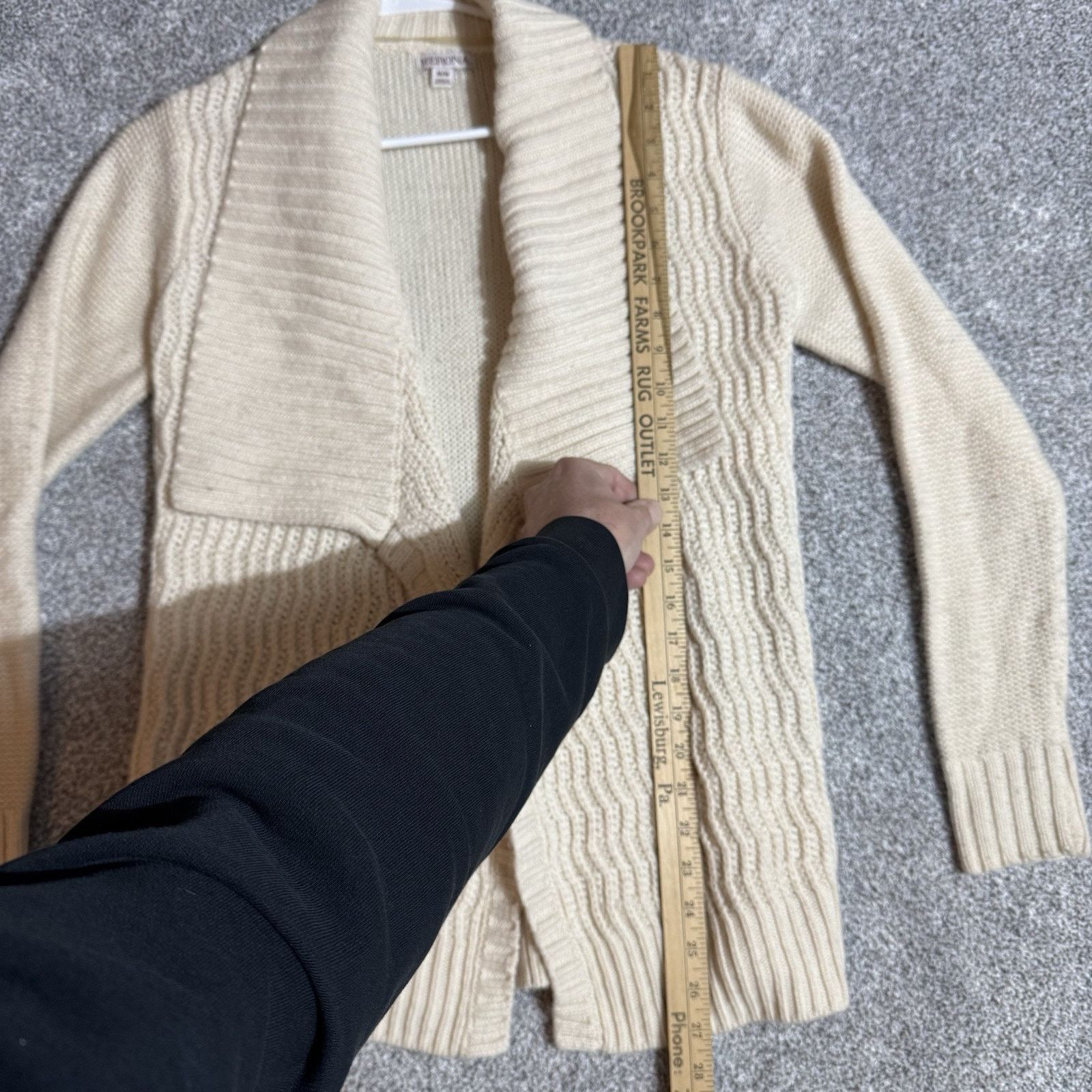 Merona Grandmacore Cardigan Sweater Women M Cozy Shawl Collar Cozy Size M / US 6-8 / IT 42-44 - 2 Thumbnail