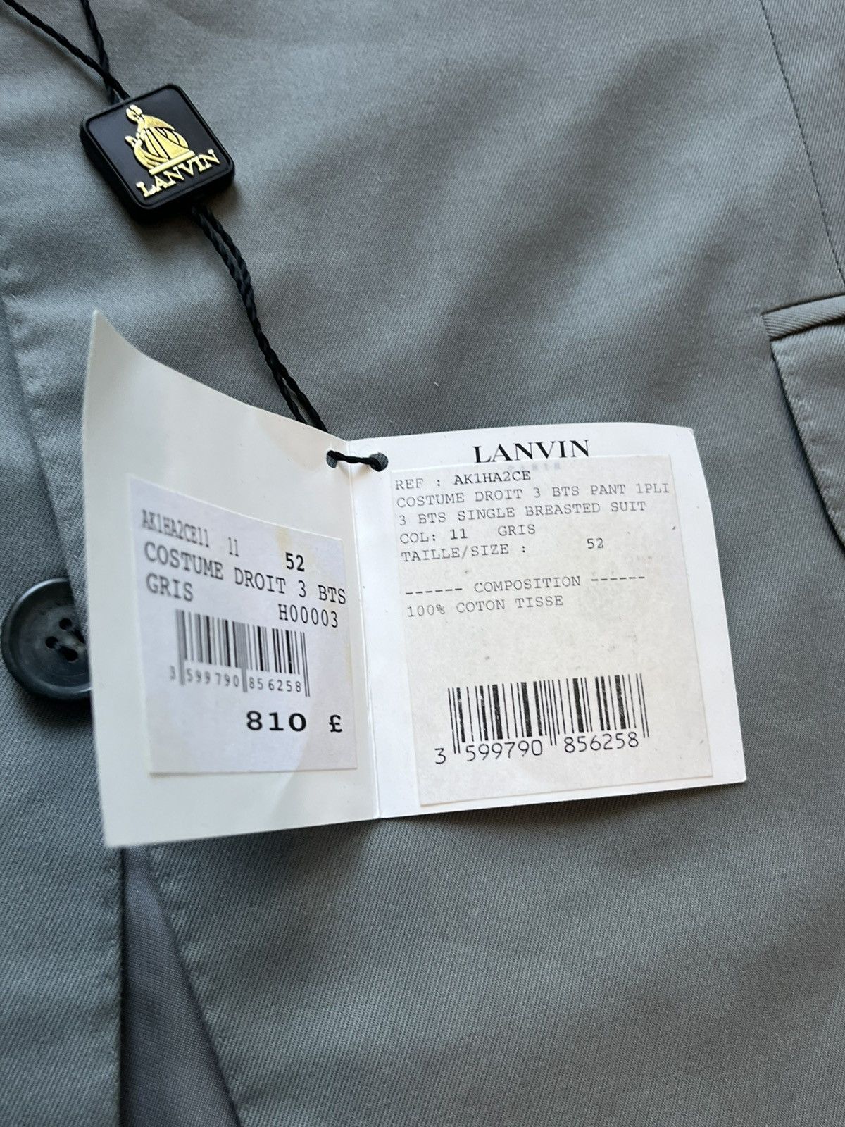 Lanvin New Lanvin jucket, with all tags, for more questions pv🫡 Size 52R - 3 Thumbnail