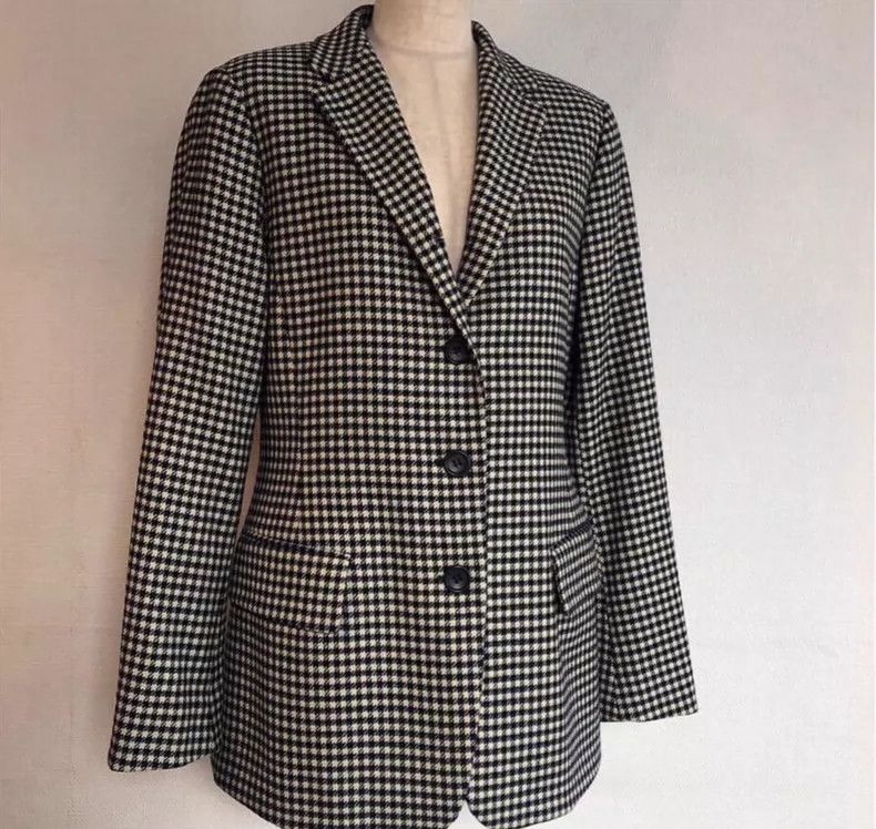 Jil Sander Jil Sander Plaid wool suit jacket Size XXS / US 00 / IT 34 - 1 Thumbnail